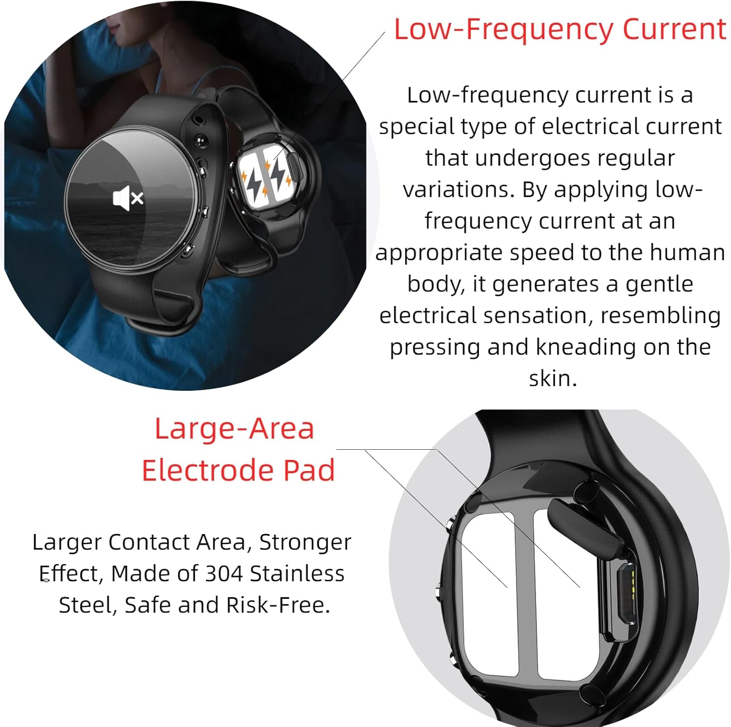Electric Shock Alarm Clock for Heavy Sleepers