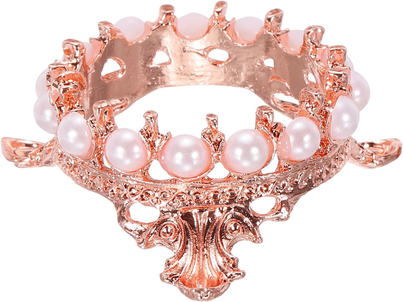 MECCANIXITY Rose Gold Crystal Ball Display Holder