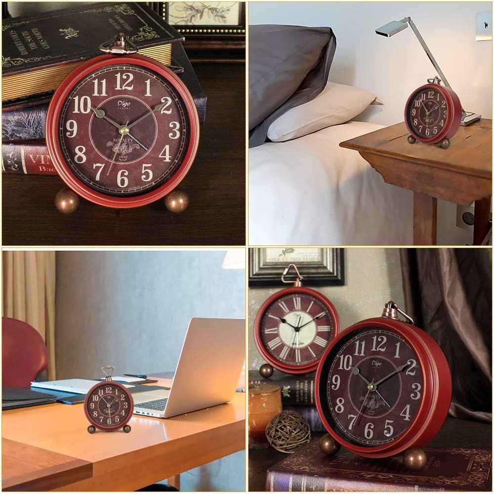 Number One Classic Retro Alarm Clock with HD Glass