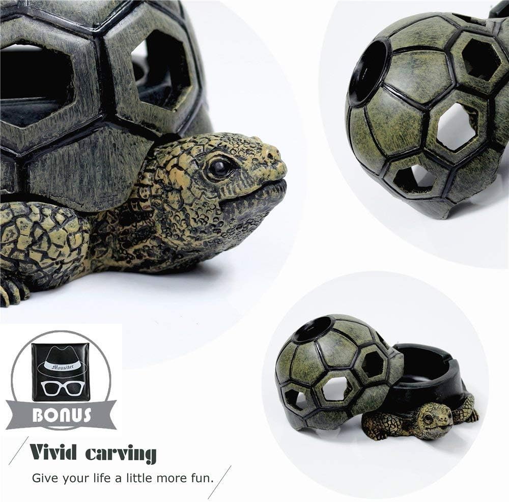 Monsiter QE Turtle Ashtrays for Cigarettes Cute Home Decor