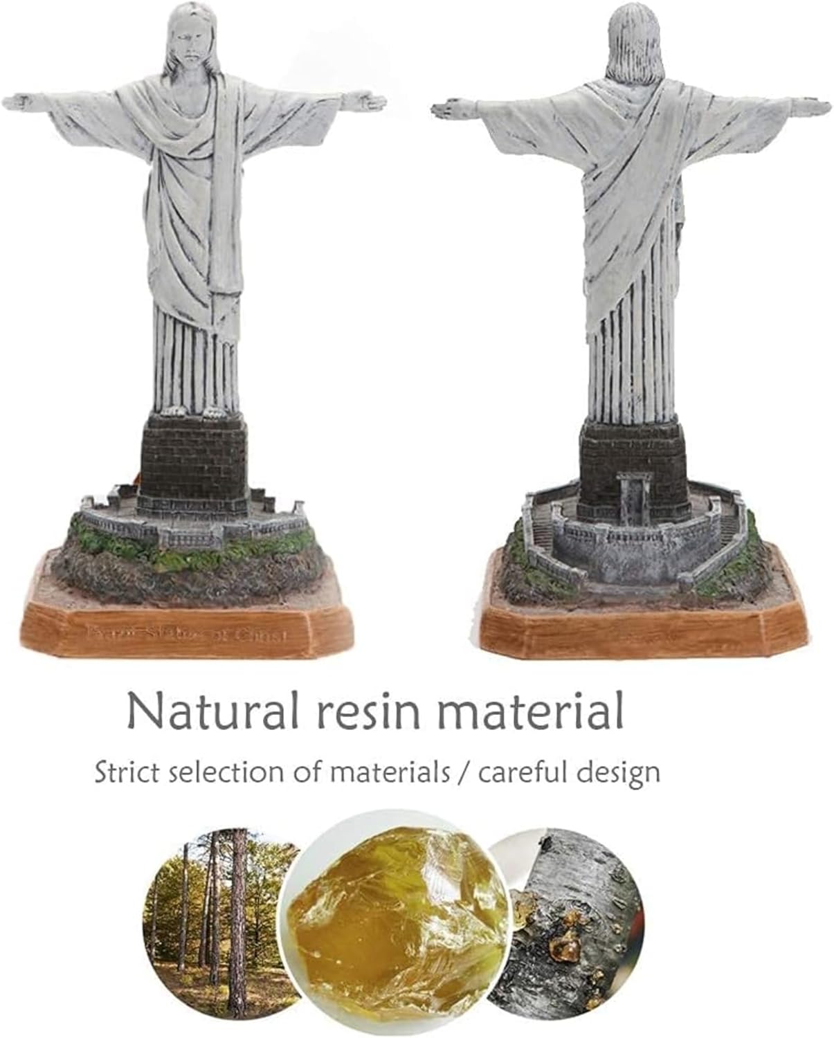 Brazilian Christ The Redeemer Statue Sculpture Ornament