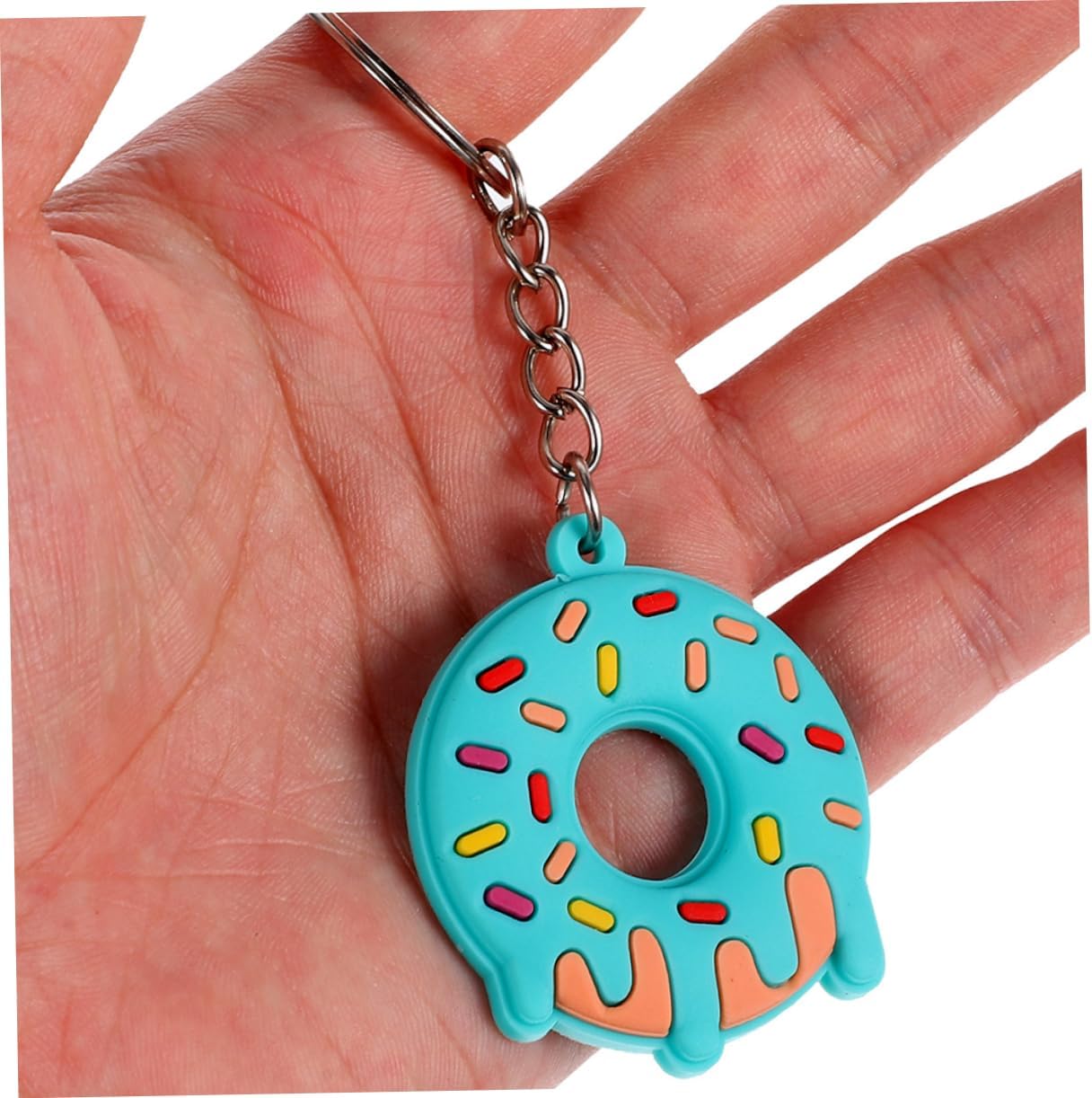 VICASKY 18Pcs Cute Donut Keychain Pendants