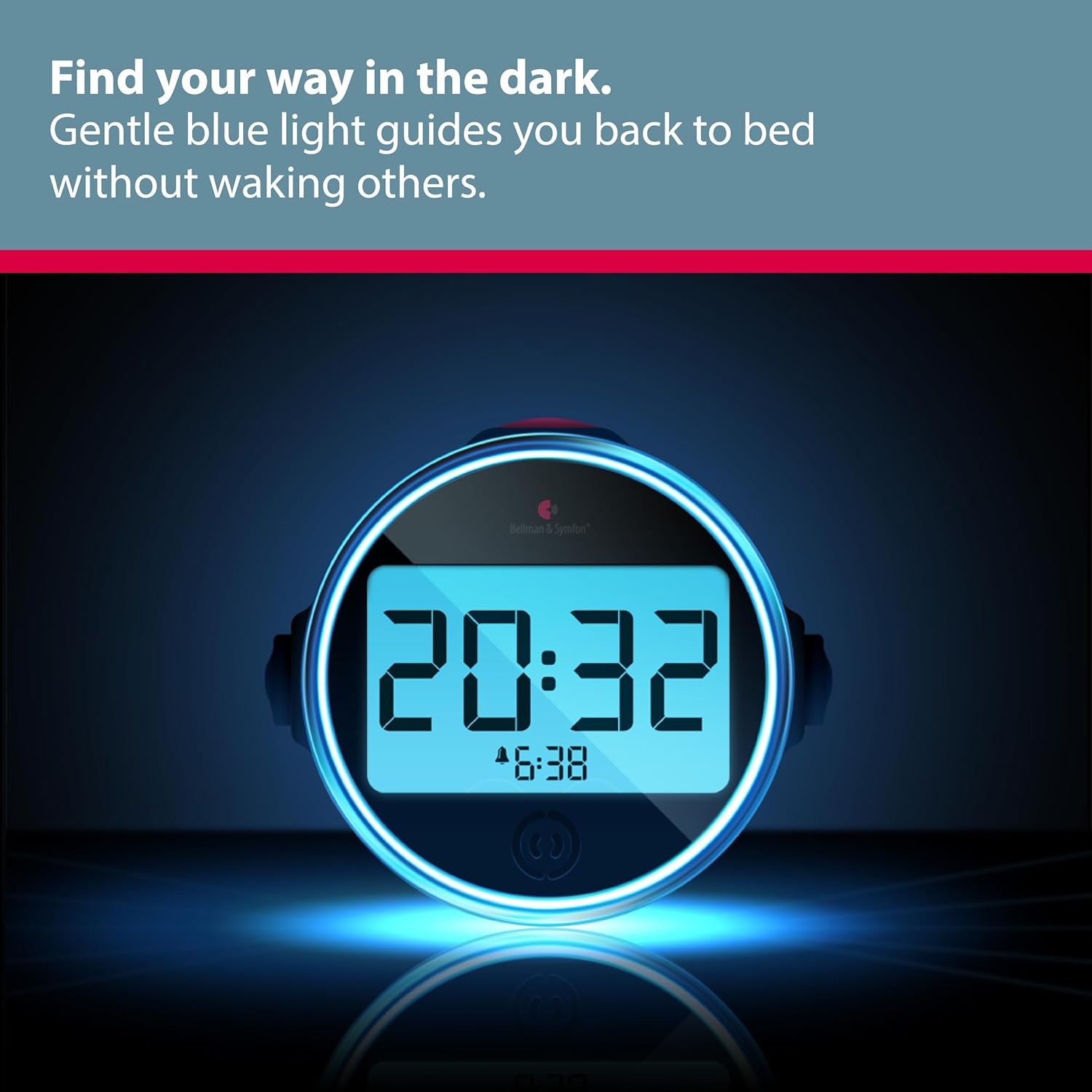 Bellman Symfon Vibrating Alarm Clock Pro with Bed Shaker