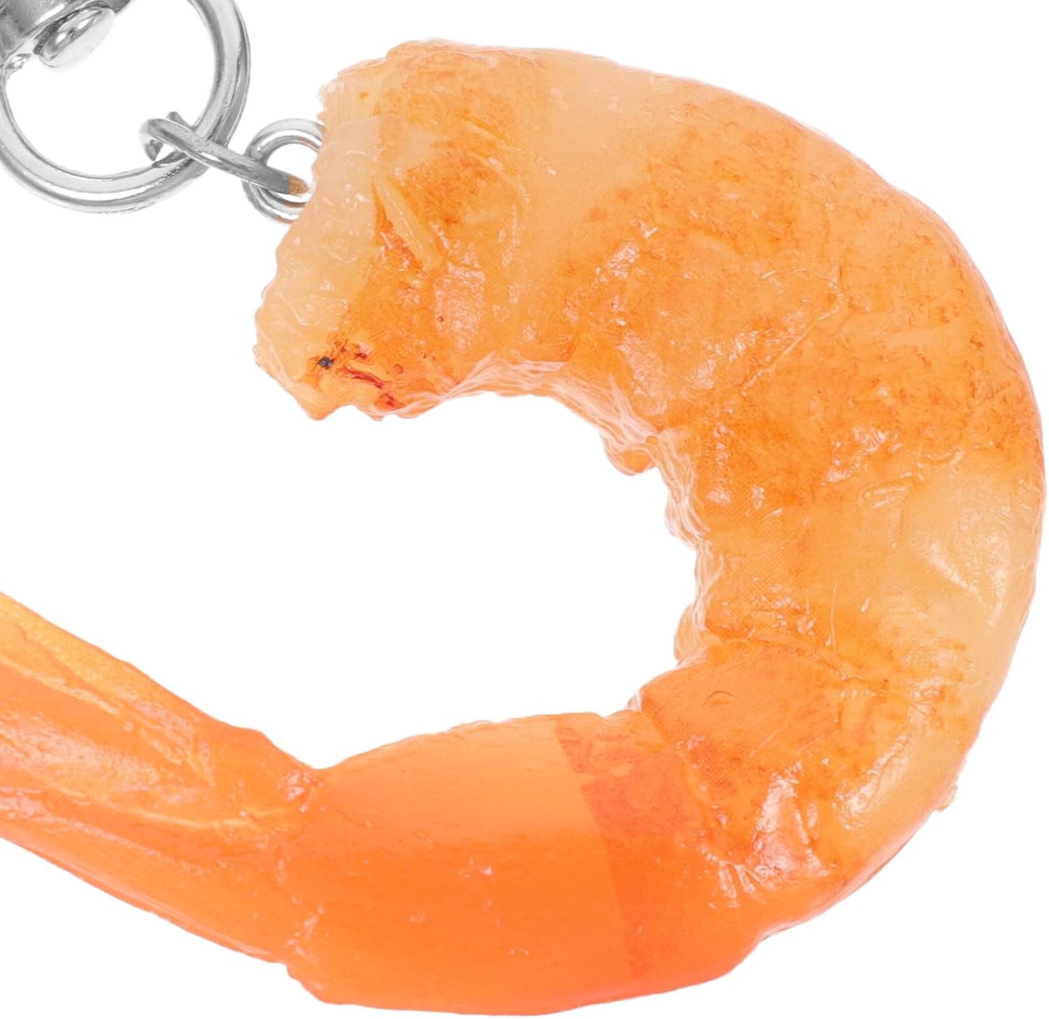 LUOZZY 12 Pcs Realistic Shrimp Keychain Pack