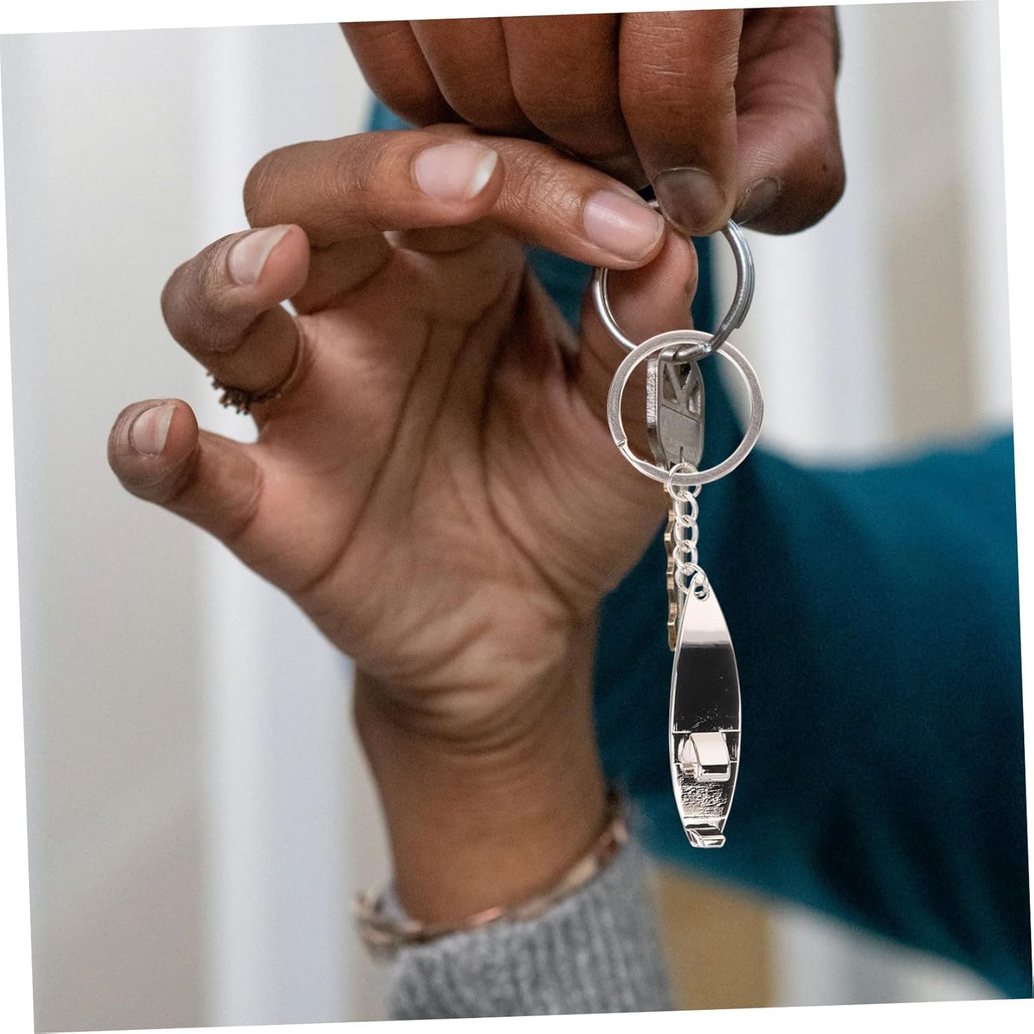 Cabilock 12pcs Surfboard Keychain Bottle Opener Set