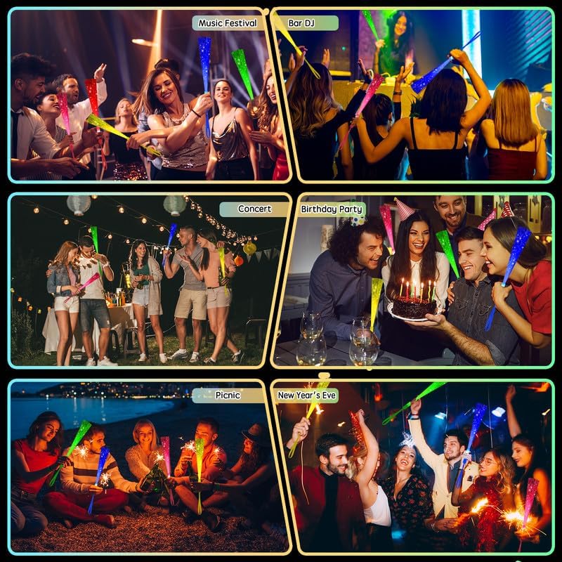 30PCS LED Glow Sticks Party Decorations