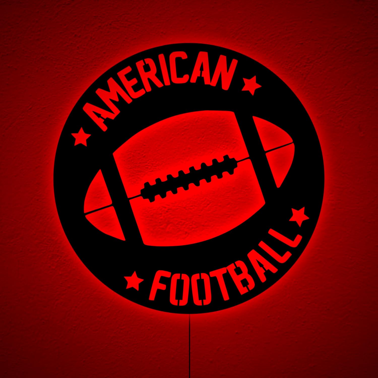 RGB Led Football Wall Art With 16 Colors