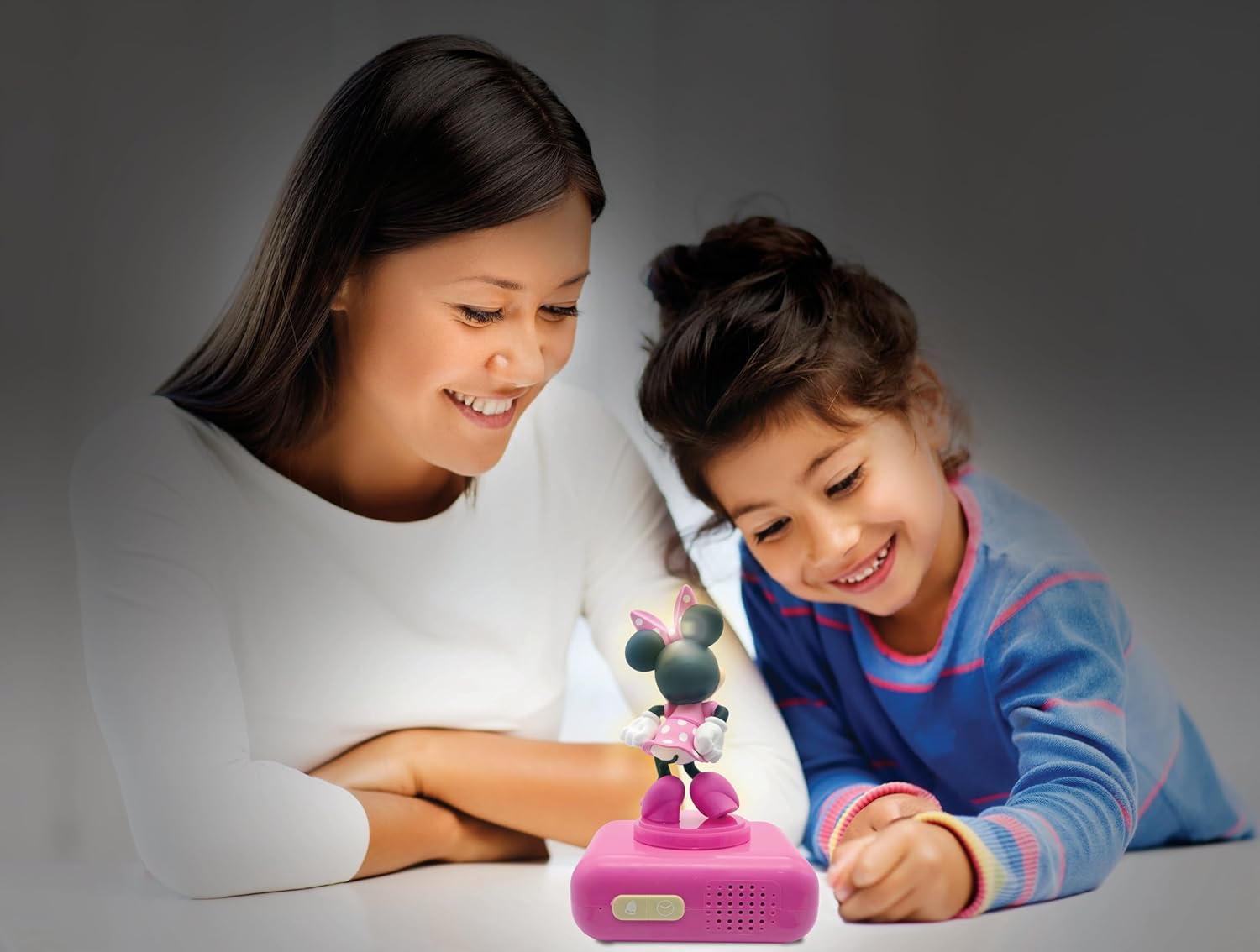 LEXiBOOK Disney Minnie Nightlight Alarm Clock