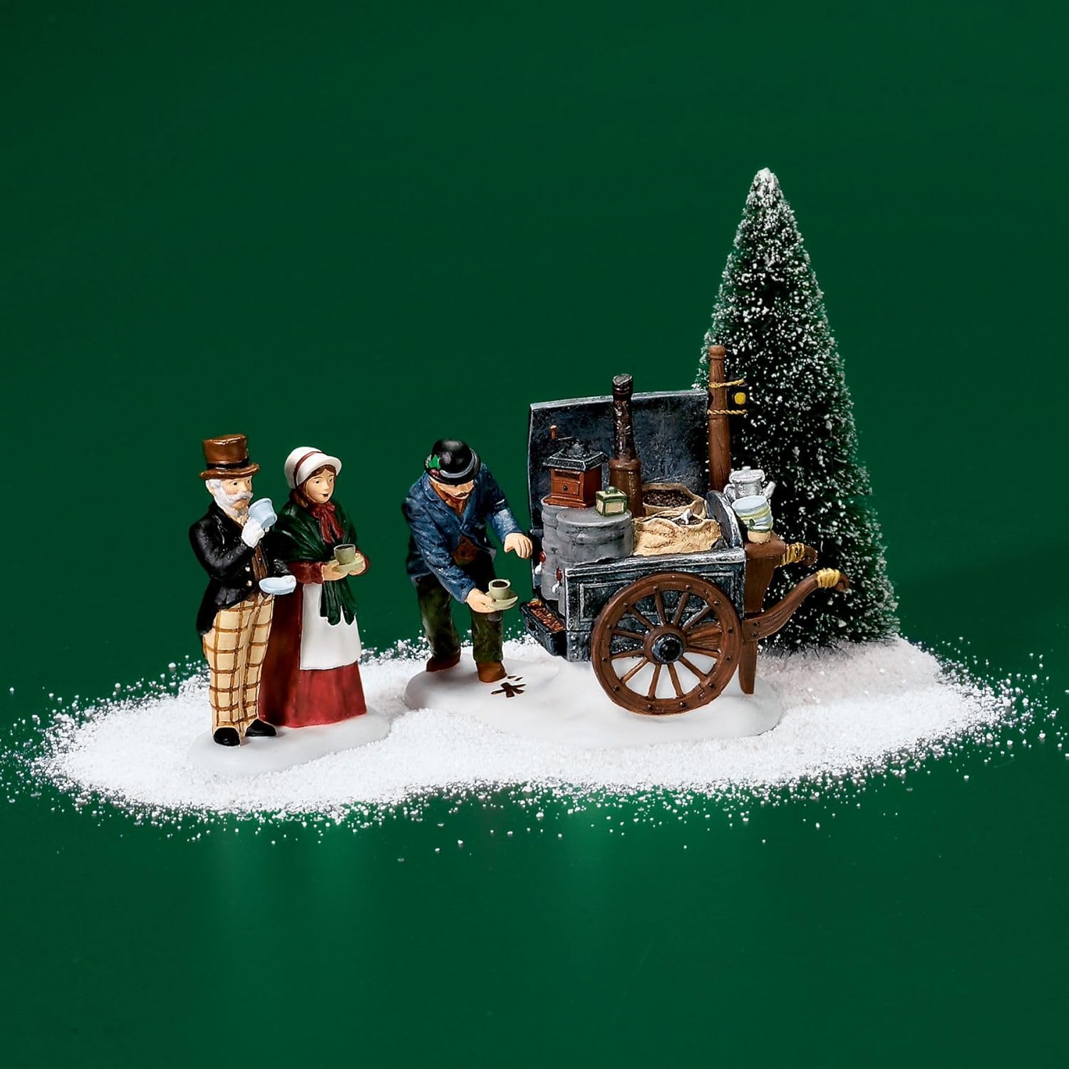 Department 56 Coffee Stall Figurine Set of 2 25 Inch