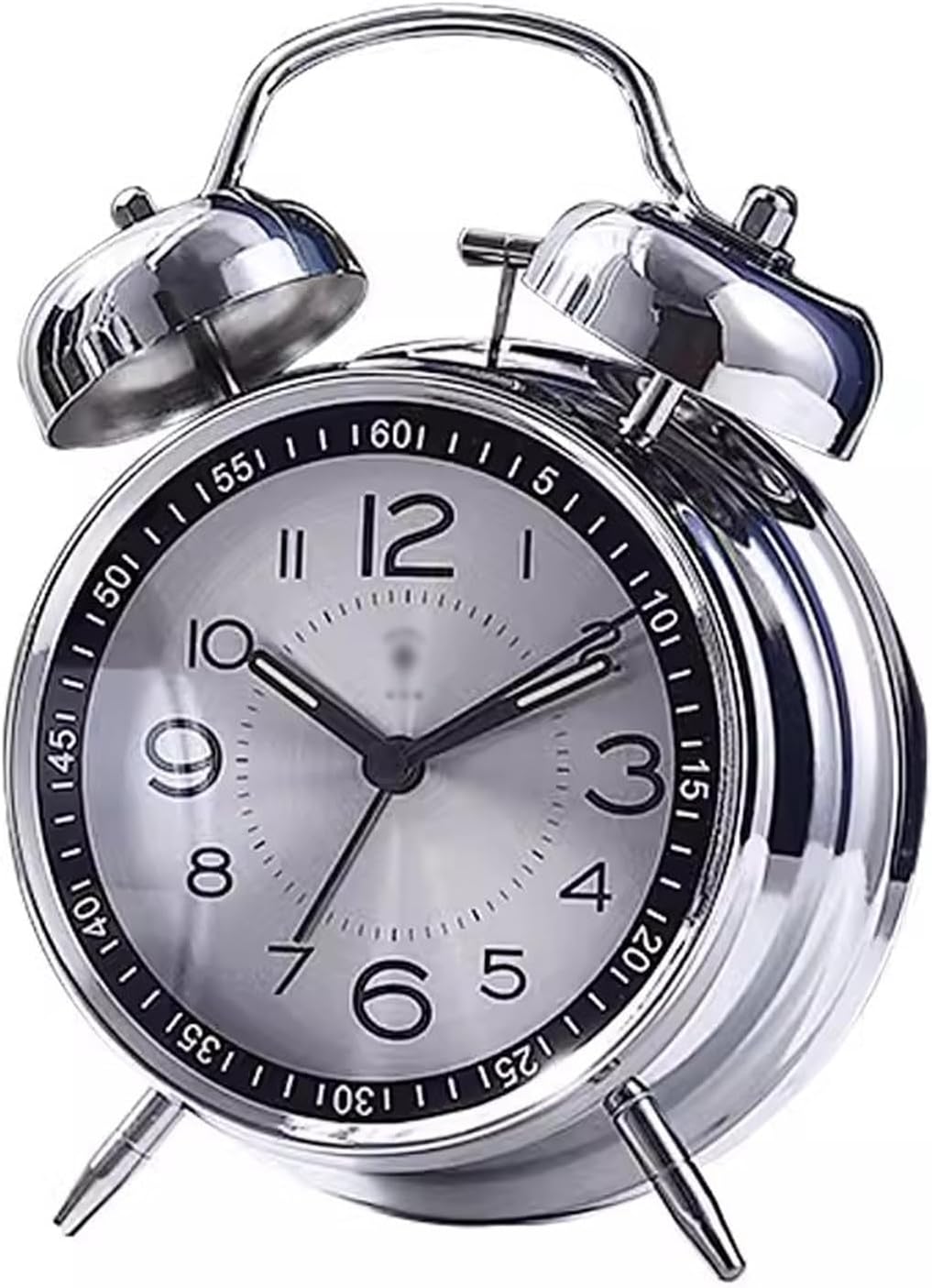 Digital Alarm Clock with Double Bell and Backlight