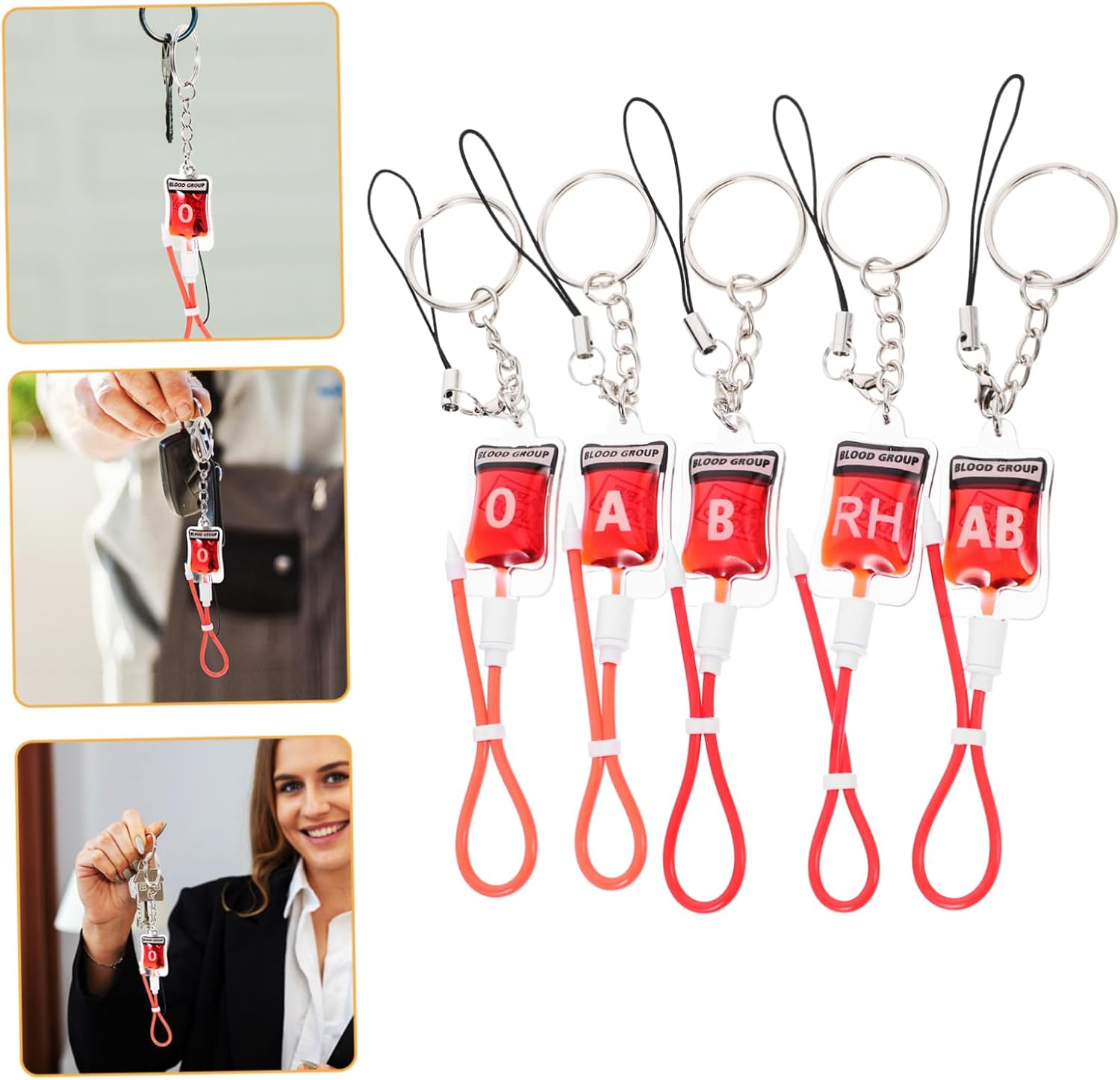 10pcs Cute Halloween Keychain Pendant for Bags Keys and Phones