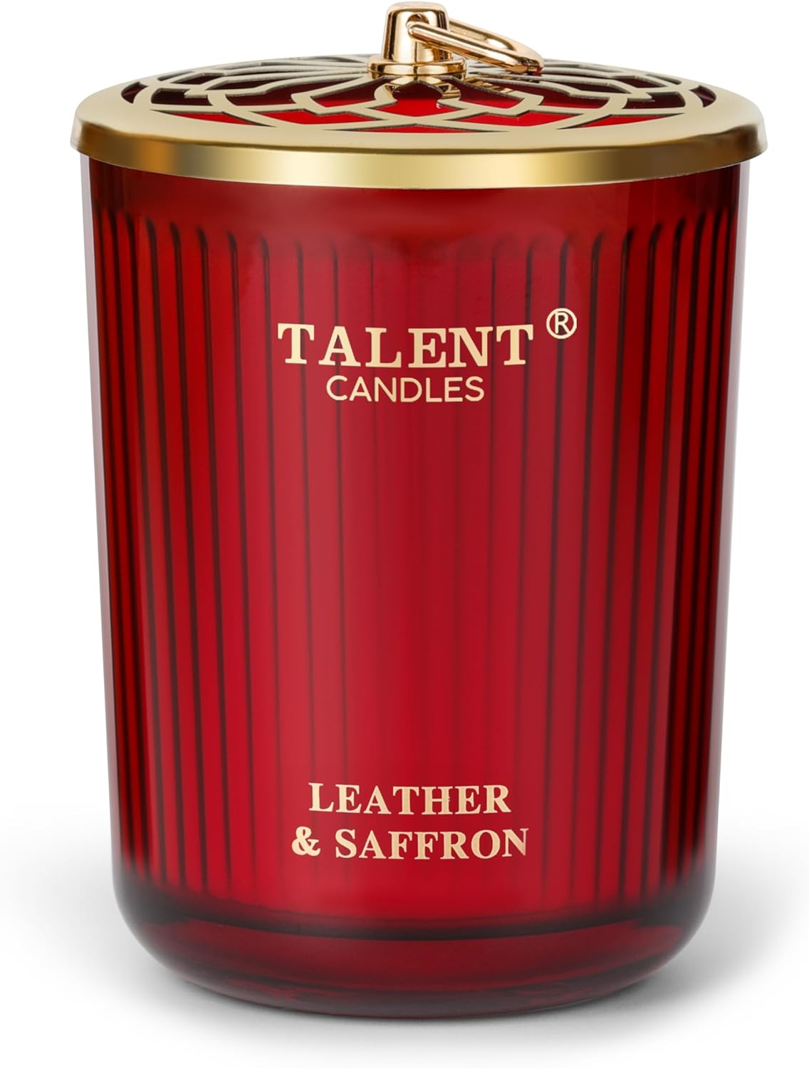 TALENT CANDLES Jar Candles with Leather and Saffron Scent