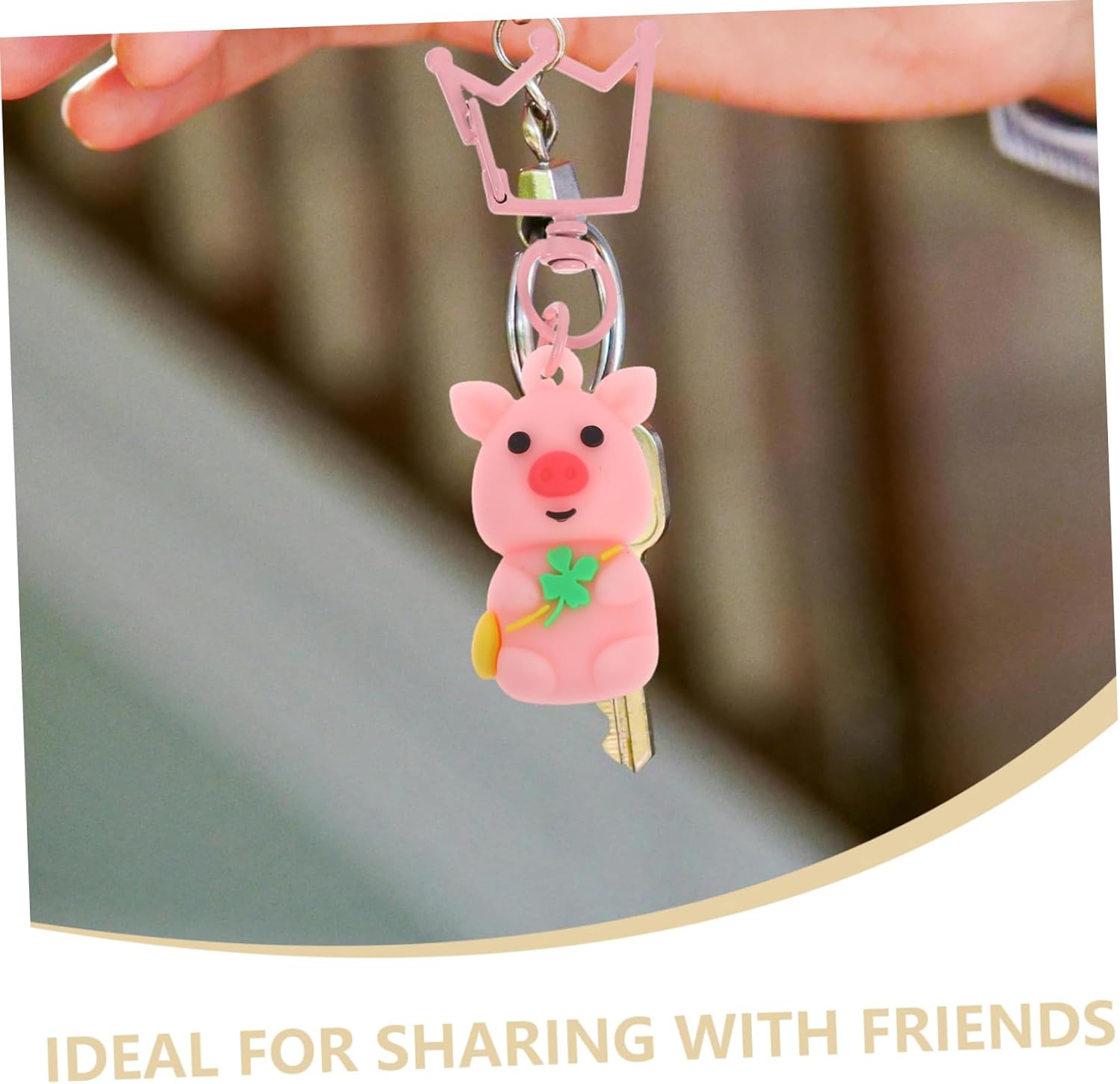 Alipis 20pcs Cute Pig Keychains for Party Favors