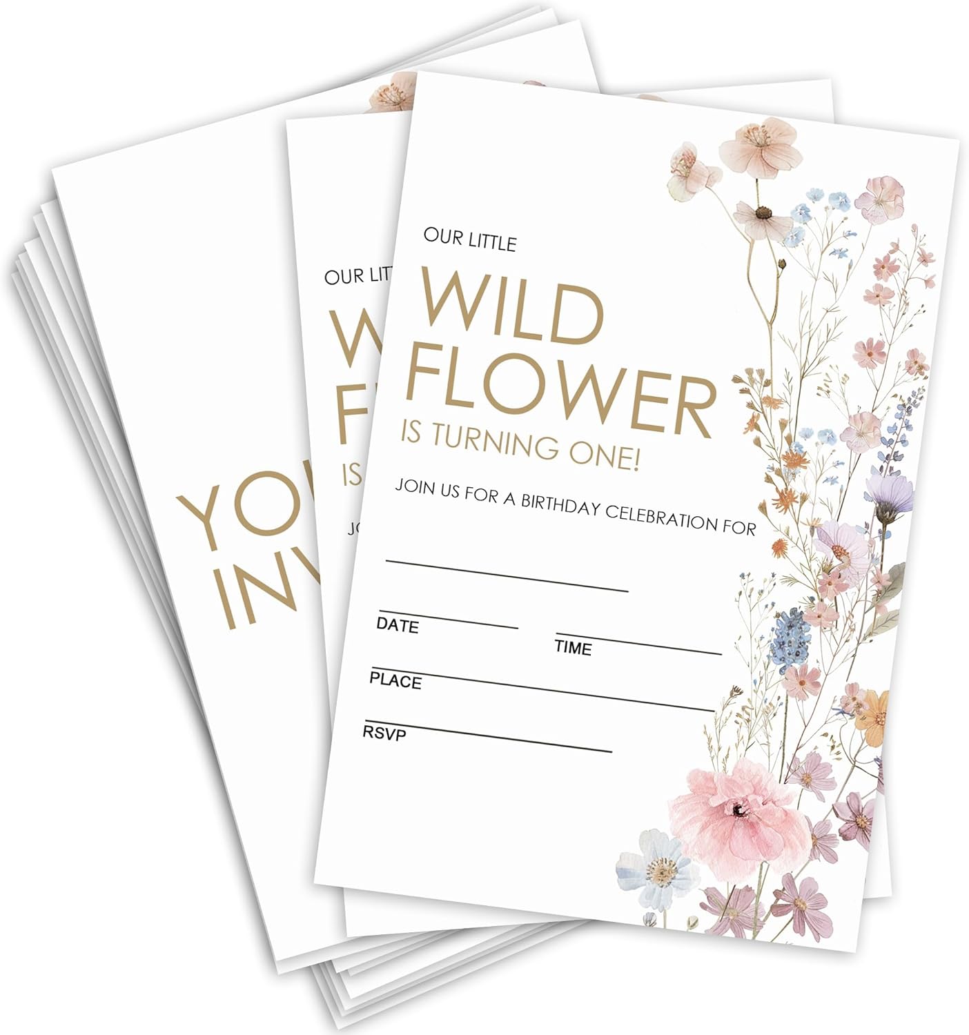 1st Birthday Party Invitations for Boys and Girls