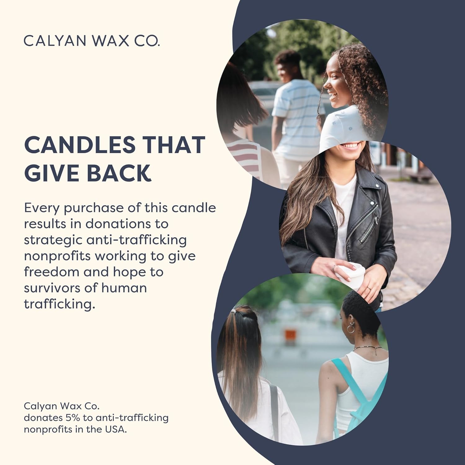 Calyan Wax Candle Mahogany Cashmere 75 Hour Burn