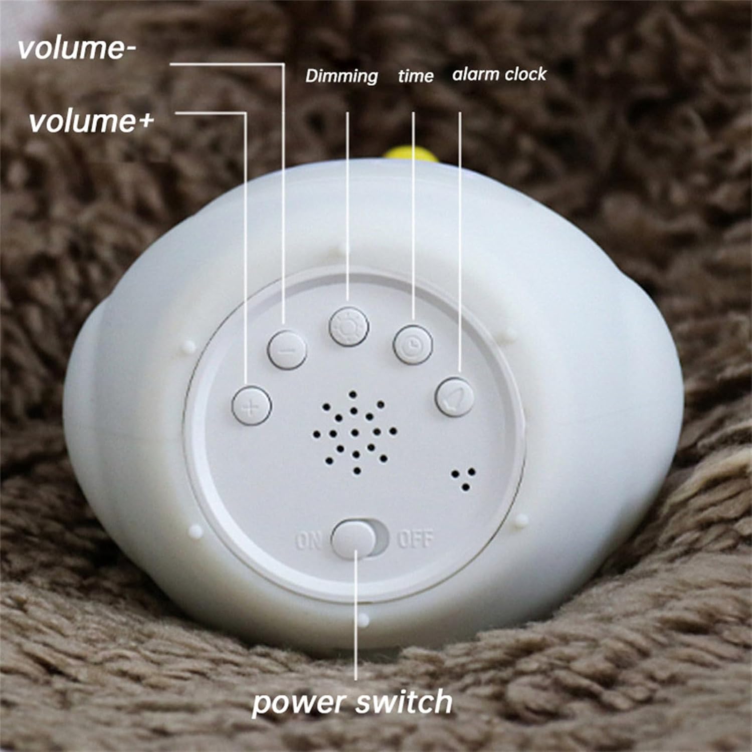 DIYCAM Cute Chicken Alarm Clock Night Light