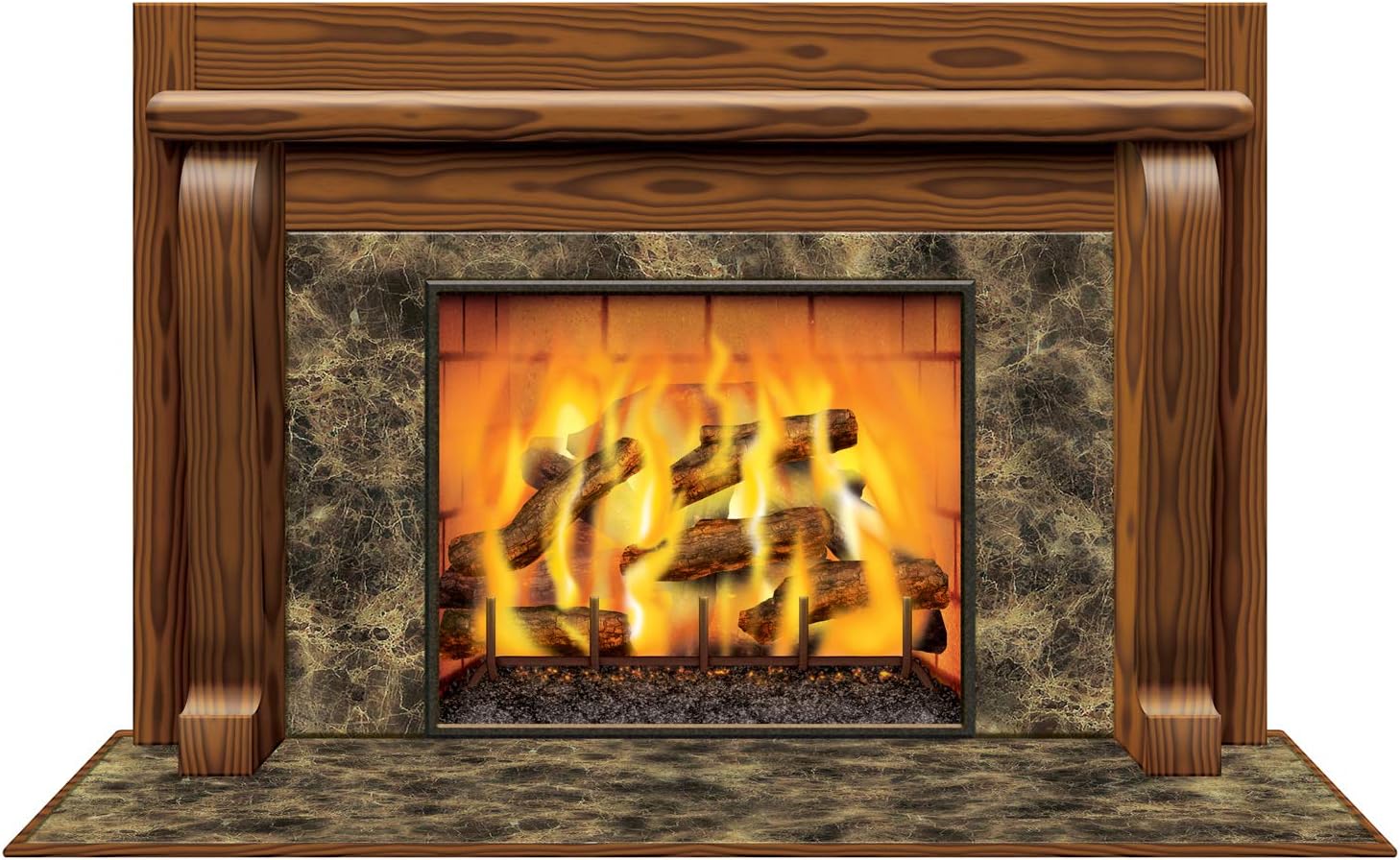 Beistle Fireplace Insta-View Party Accessory