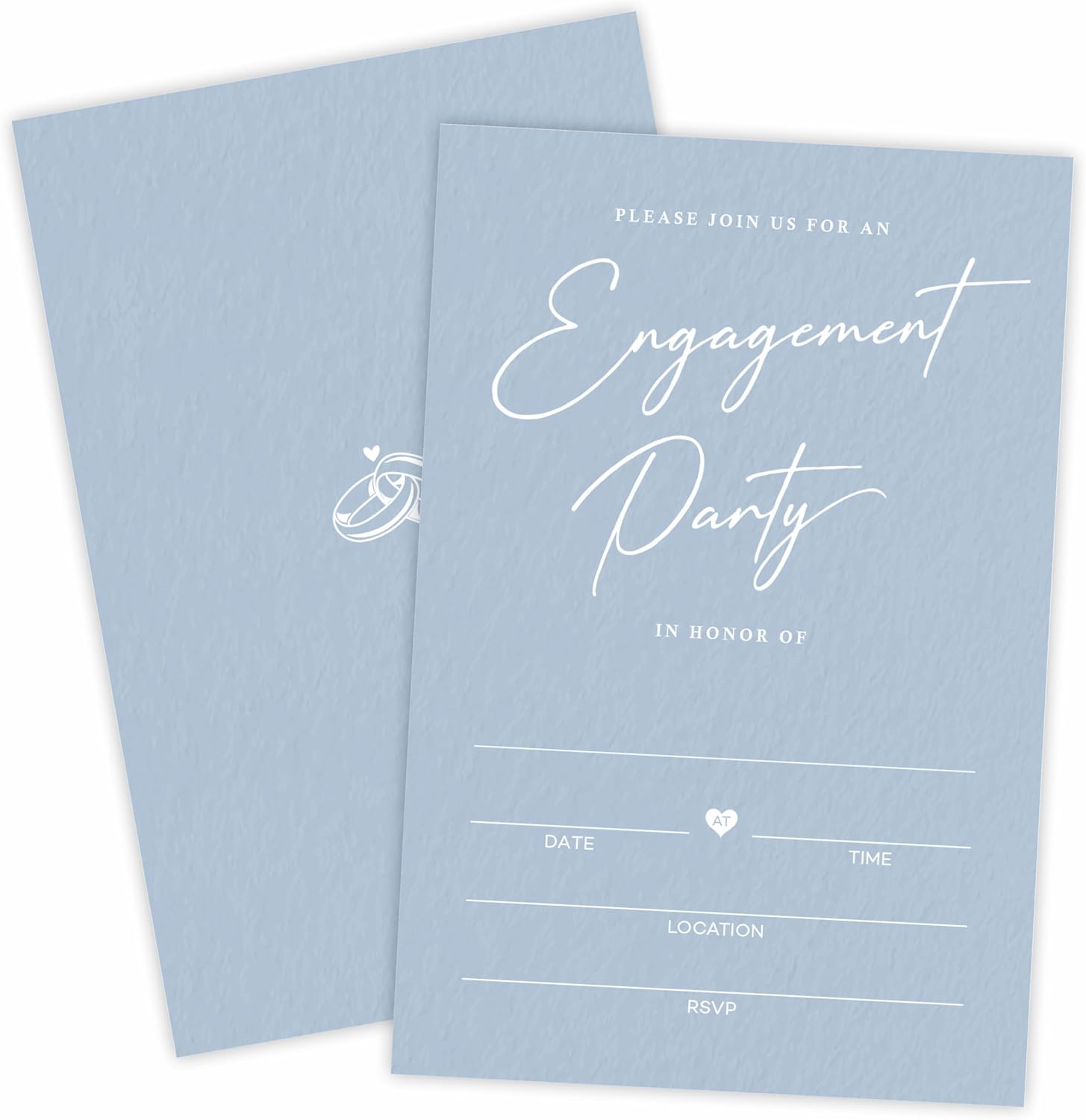 TPYEN 25 Engagement Party Invitations with Envelopes