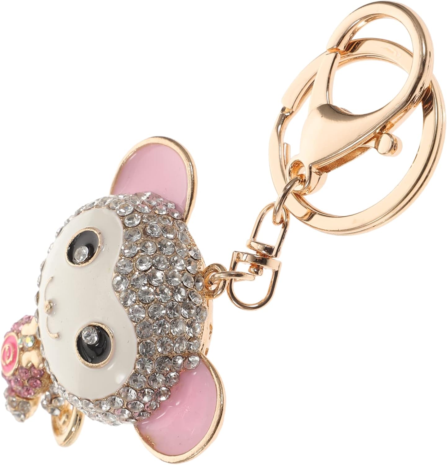 Operitacx 2pcs Monkey Keychain Metal Key Ring