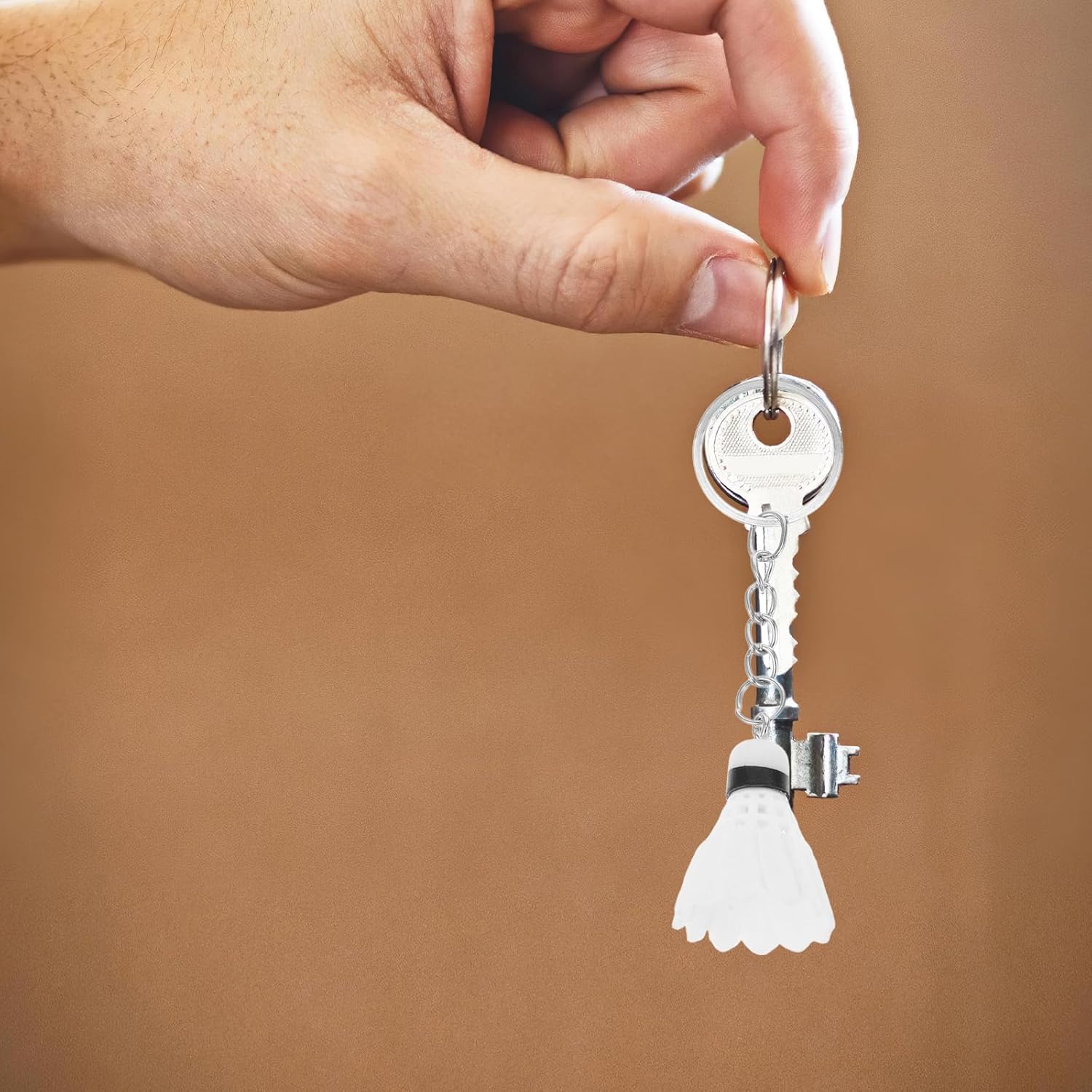 LOGOFUN 24PCS Mini Shuttlecock Keychain Pack