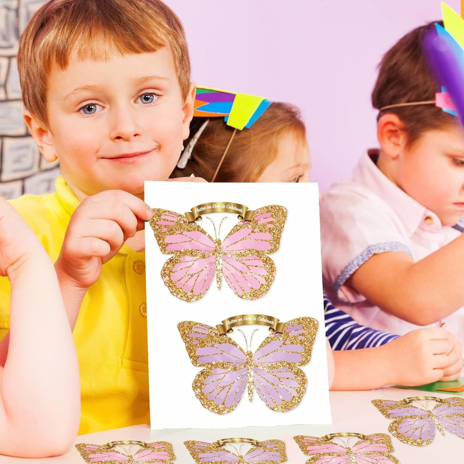 36pcs Butterfly Birthday Invitations with Envelopes
