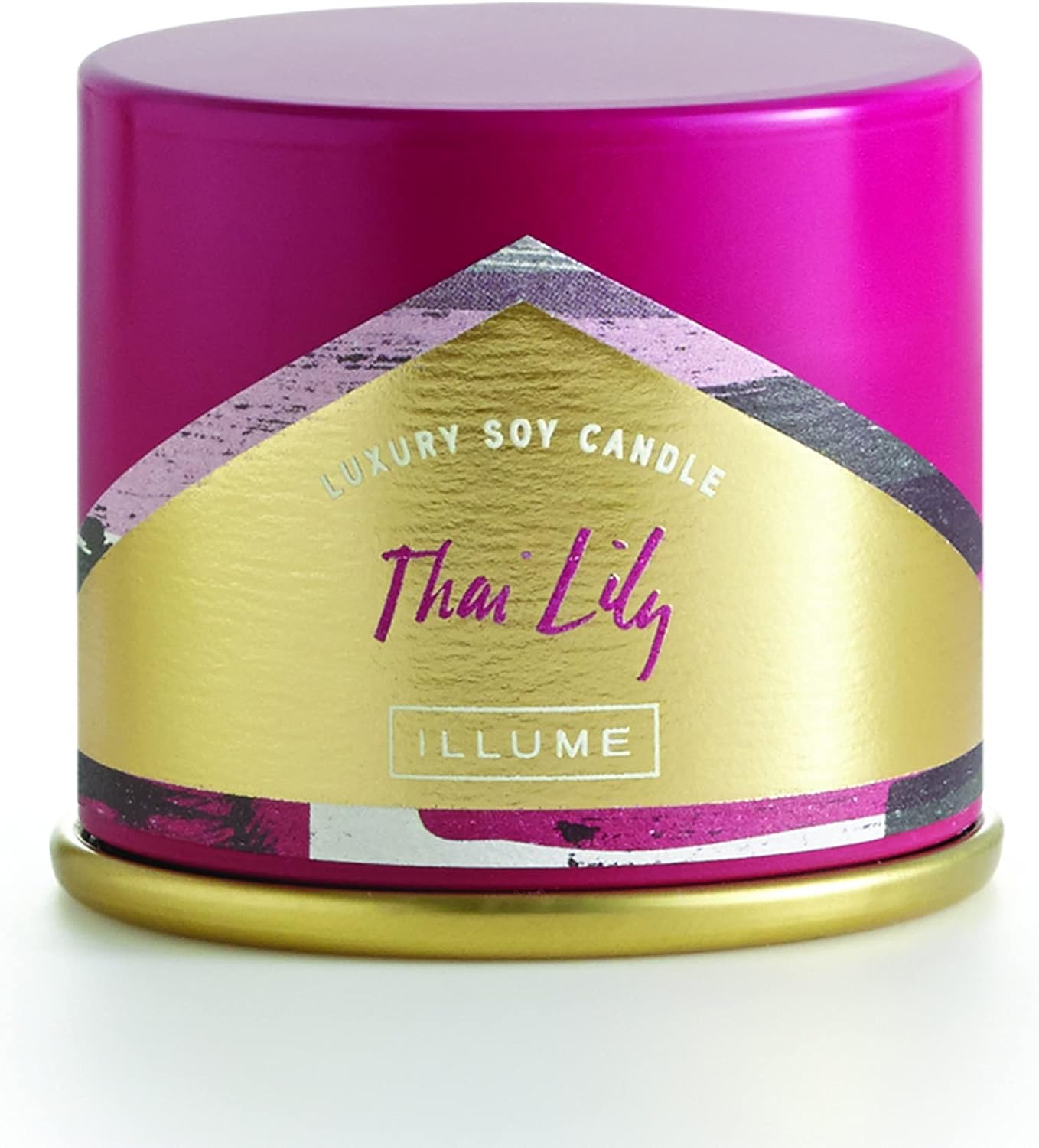 ILLUME Thai Lily Soy Candle in Pink Travel Tin 3 oz
