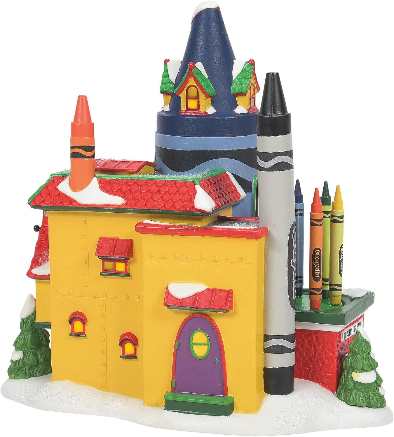 Department 56 Crayon Factory Animated Light Building
