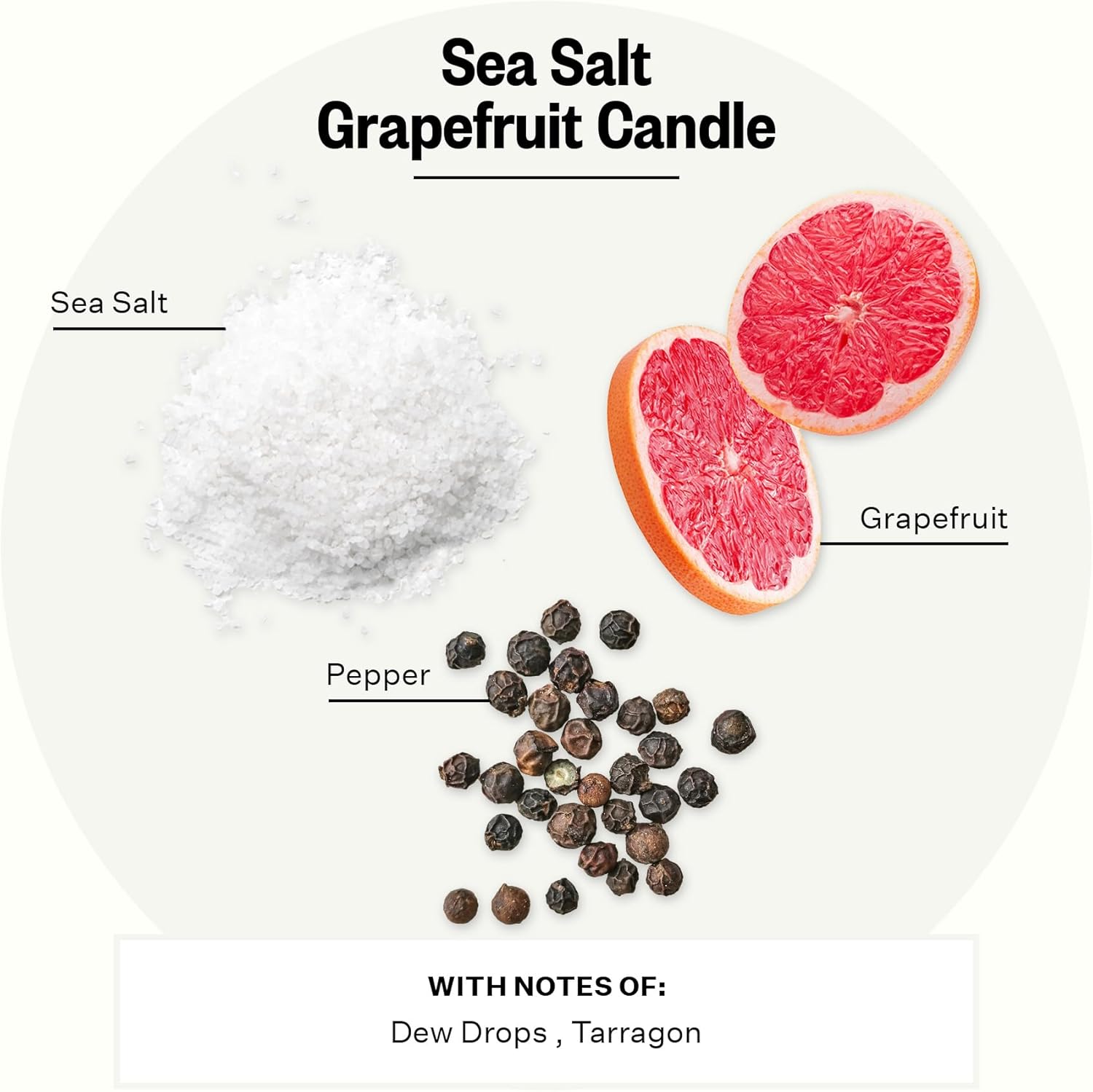 APOTHEKE 3-Wick Sea Salt Grapefruit Candle