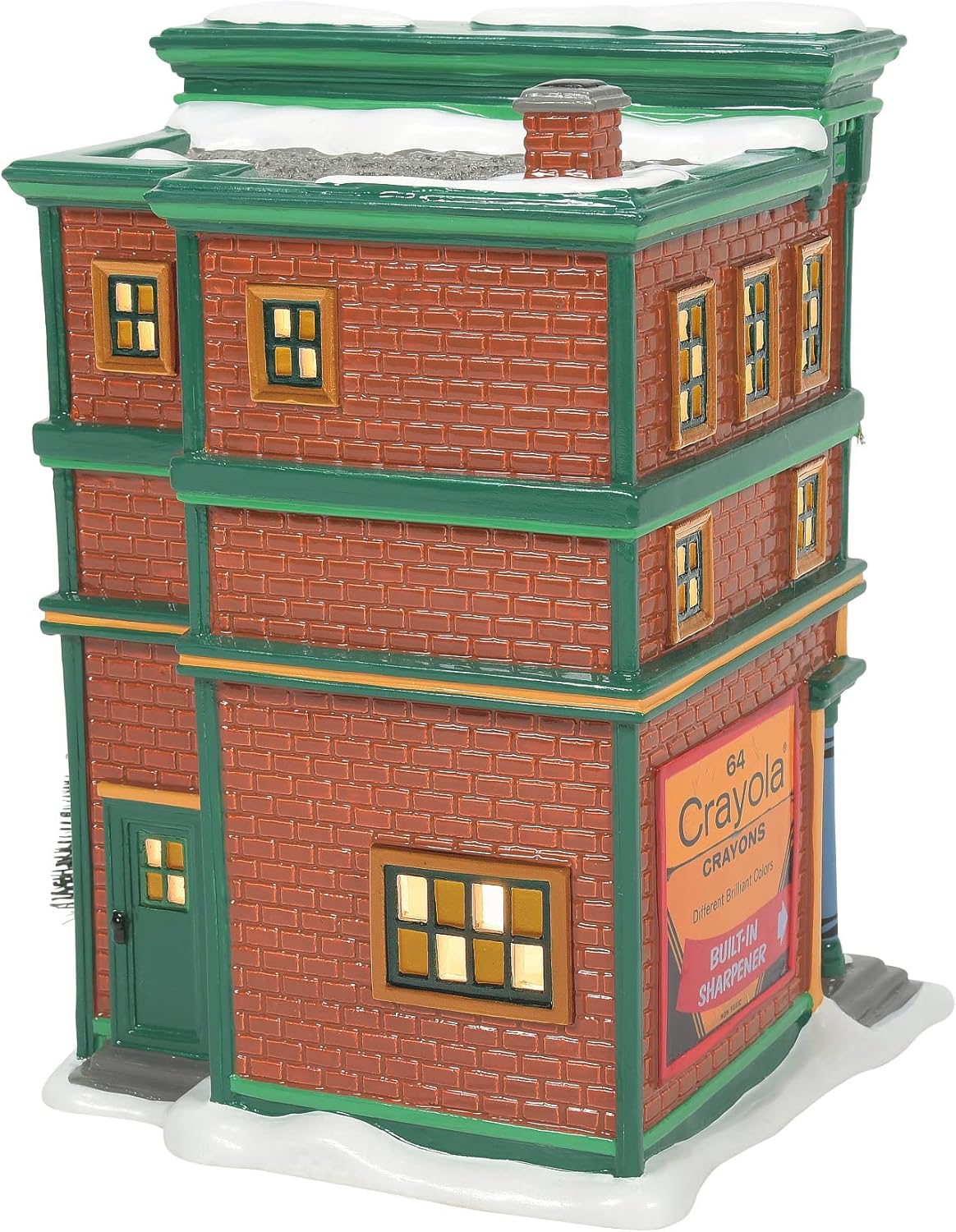 Department 56 Snow Village Crayola Crayon Store Light Building
