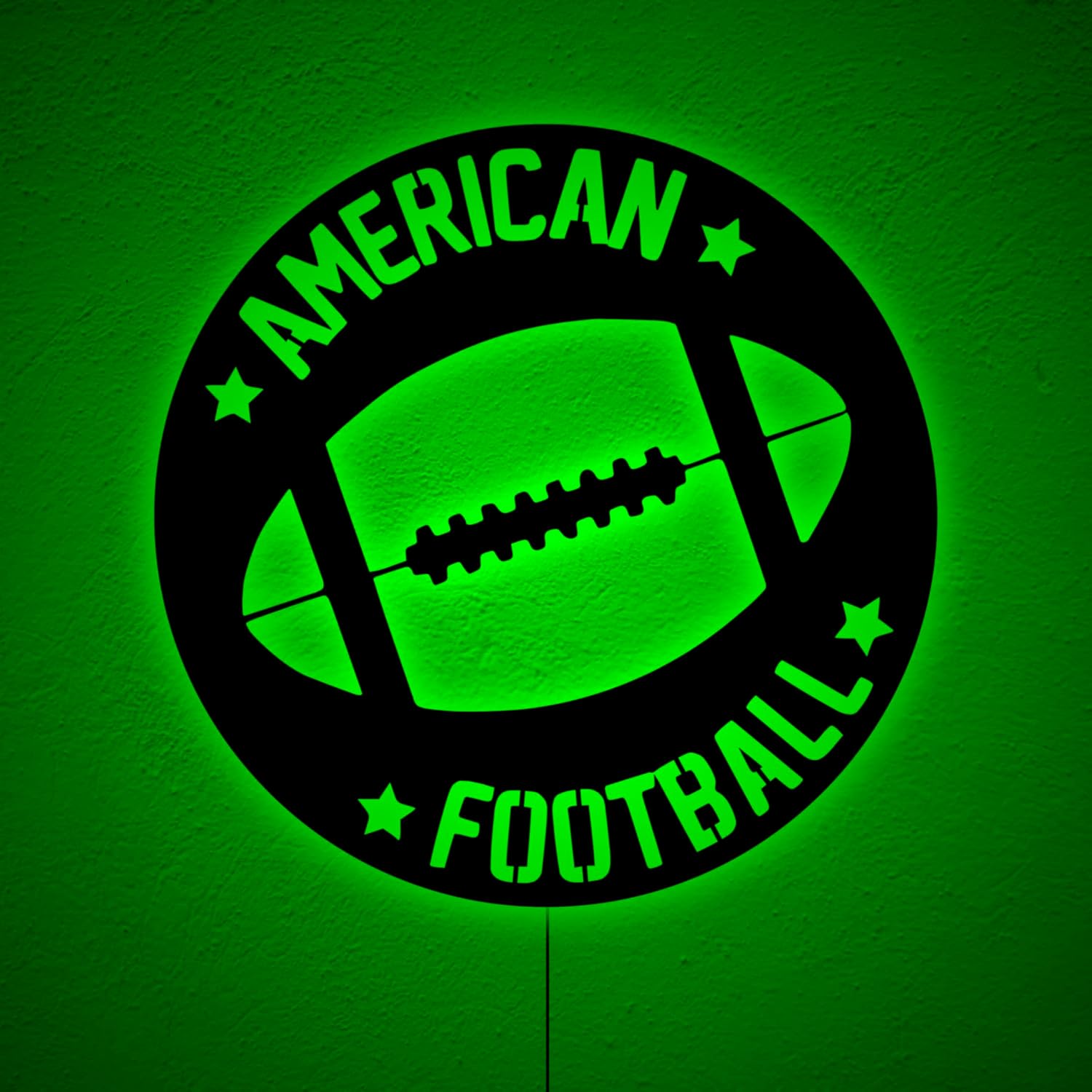 RGB Led Football Wall Art With 16 Colors