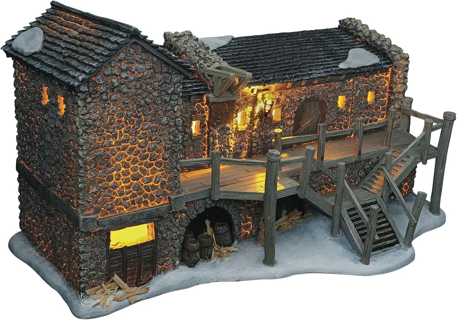 Department 56 Game of Thrones Nights Watch Castle Black Lighted Building
