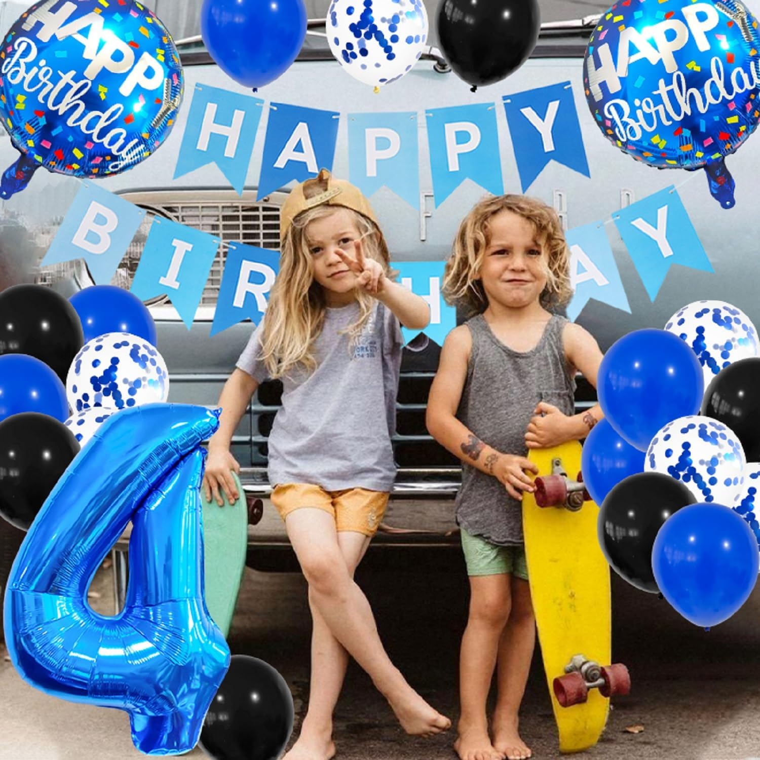ISTOVO 7th Birthday Balloon Decorations for Kids