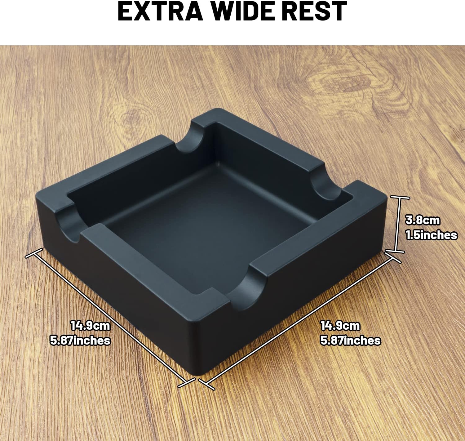 Unbreakable Silicone Cigar Ashtrays 2 Pack