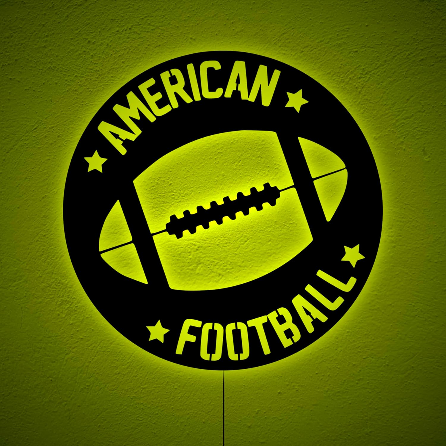 RGB Led Football Wall Art With 16 Colors