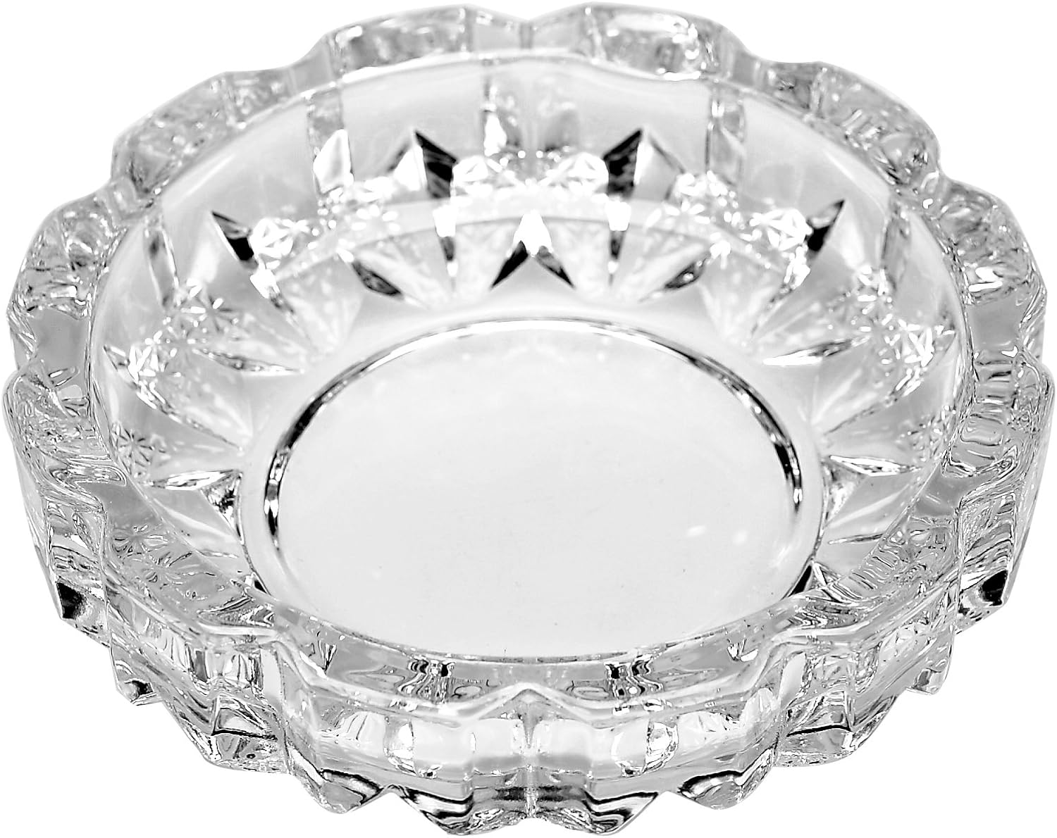 Deli Green Apple Crystal Heavy Glass Ashtray