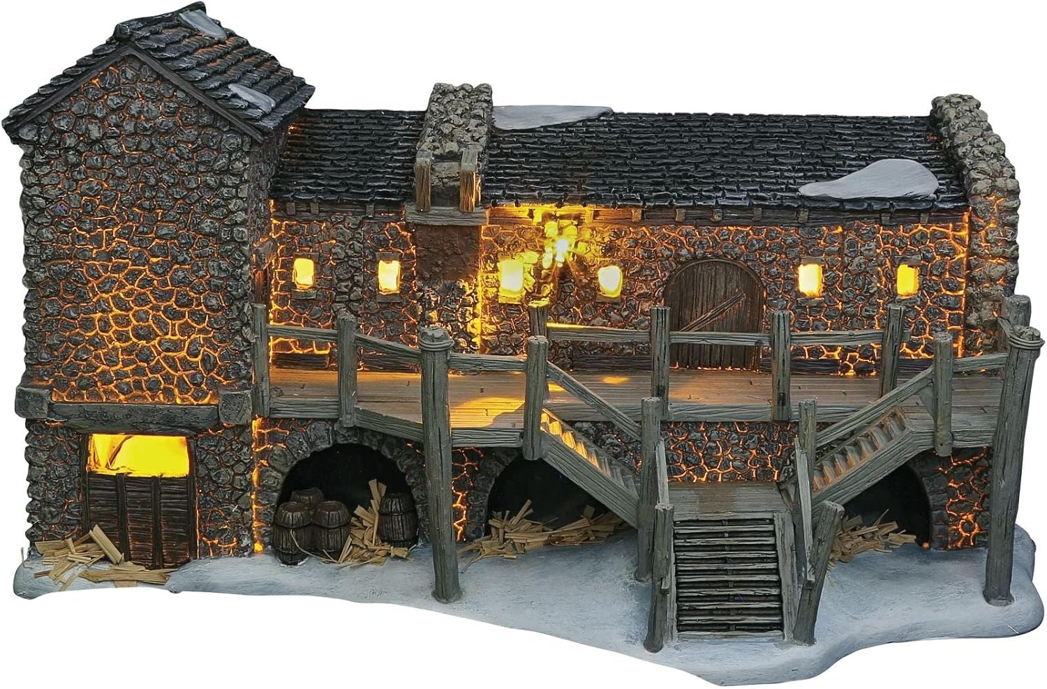 Department 56 Game of Thrones Nights Watch Castle Black Lighted Building