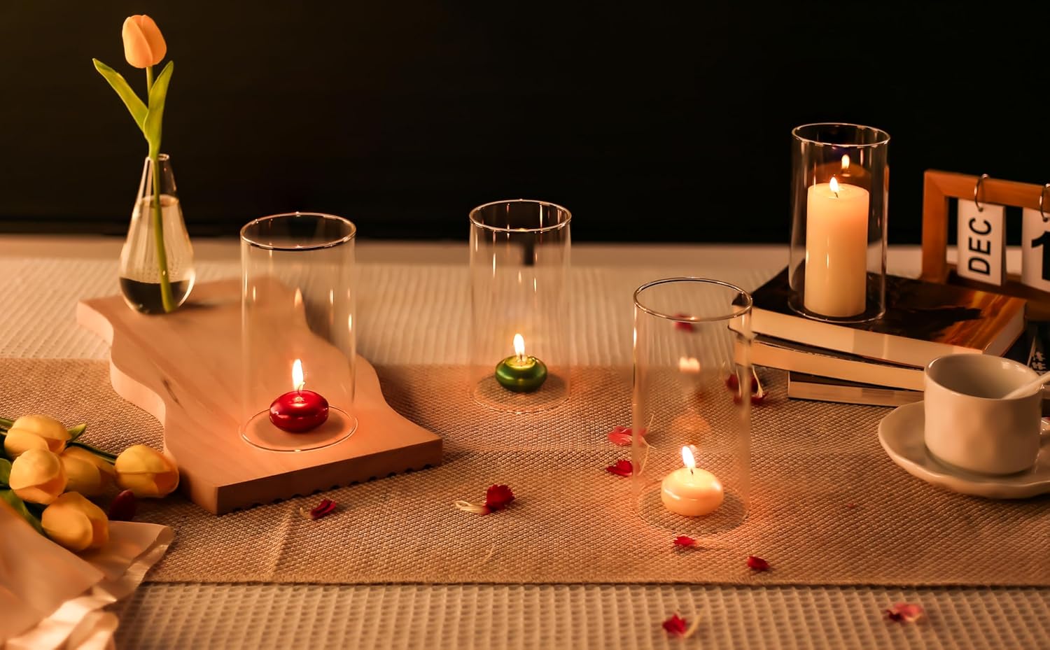 CYS EXCEL 3 6 Clear Hurricane Candle Holder