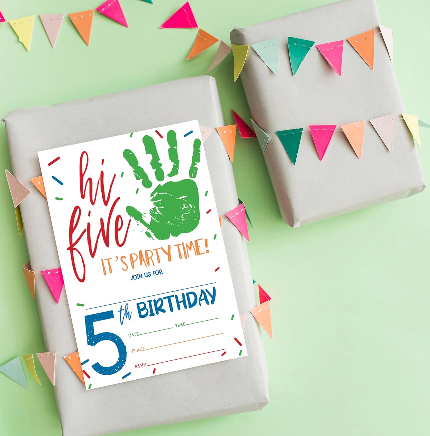 Hi Five Birthday Invitations For Kids - 06