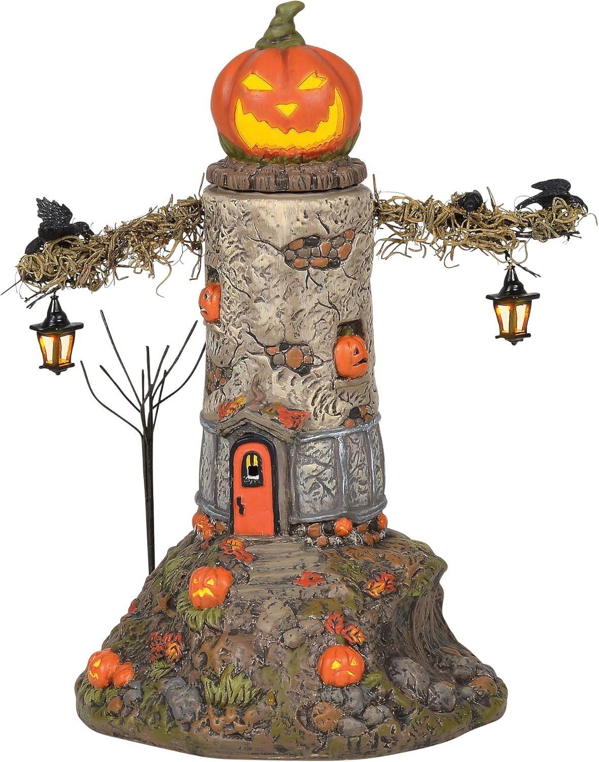 Department 56 Snow Village Halloween Midnight Fright Light Animated Building
