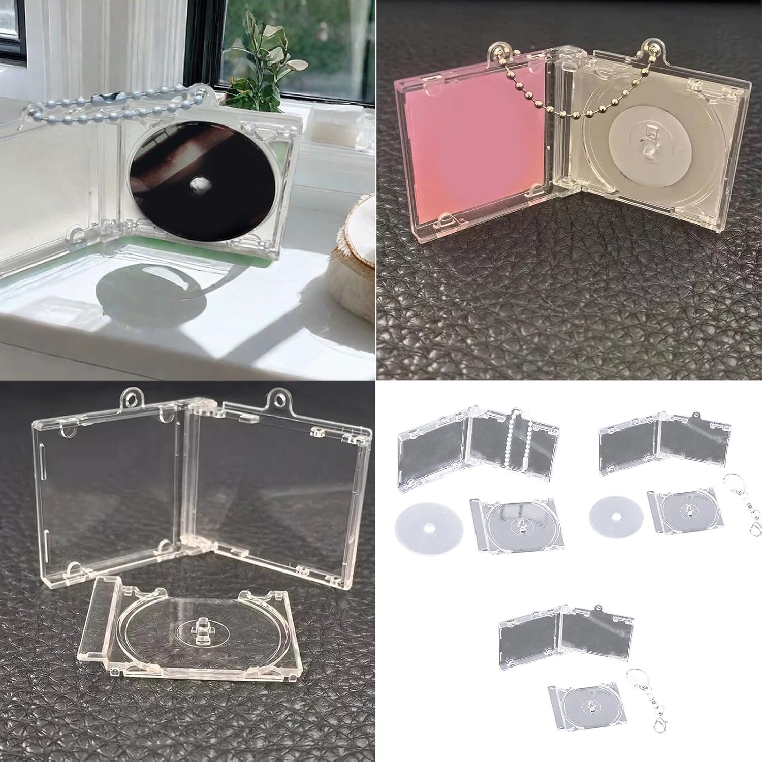 10pcs Miniature Album Keyring for Music Lovers