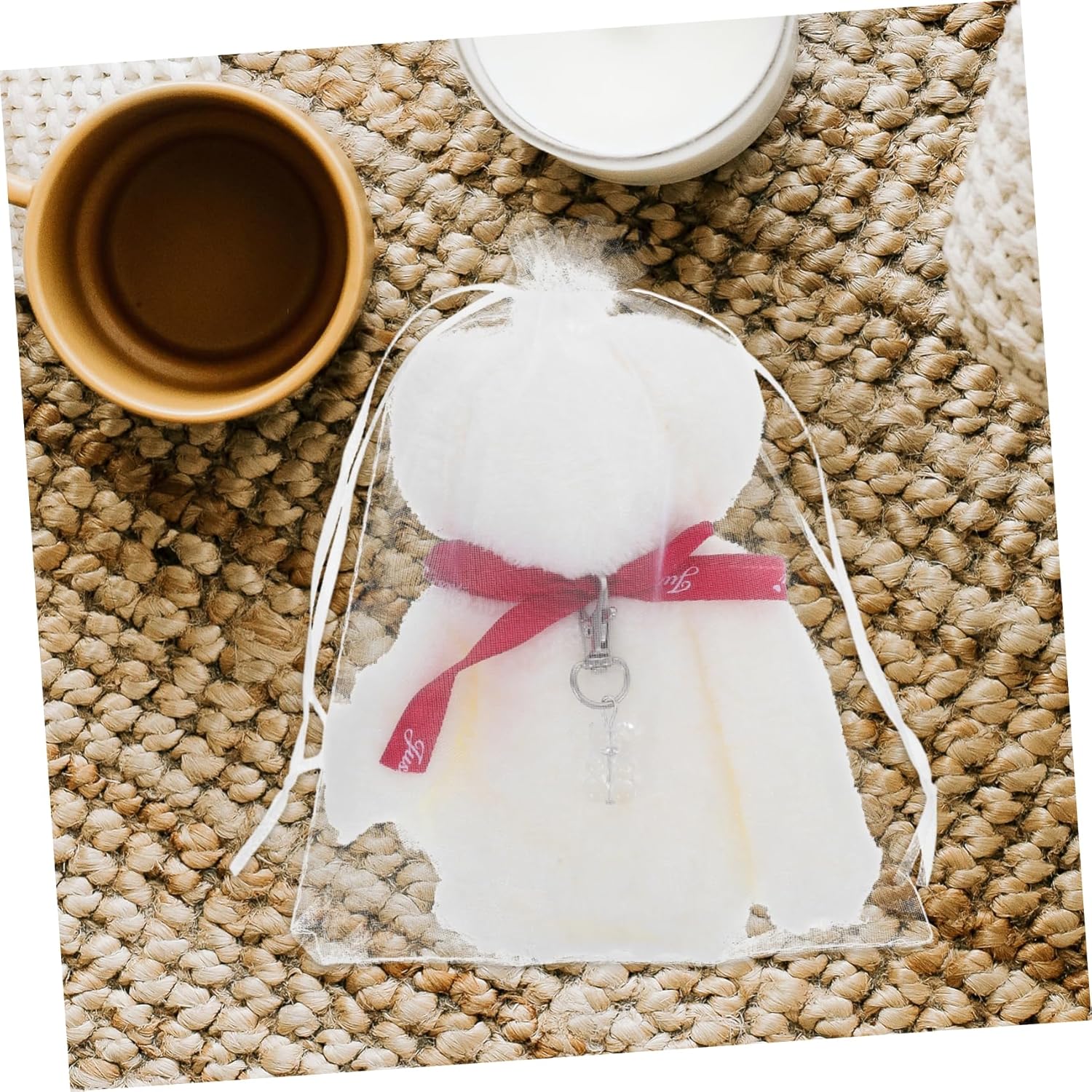 Cute Bear Keychain and Towel Set for Events