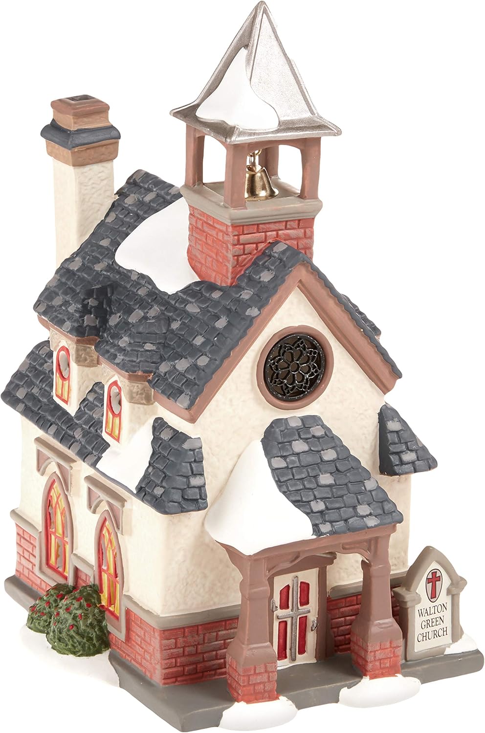 Department 56 New England Village Walton Green Church Light Building
