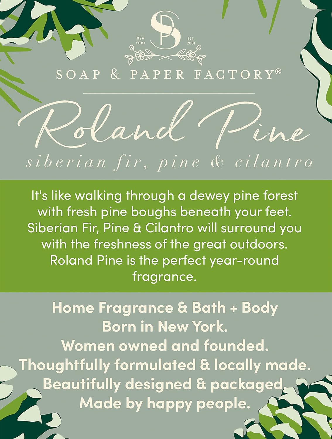 Roland Pine Soy Candle Trio 3 oz Travel Tin