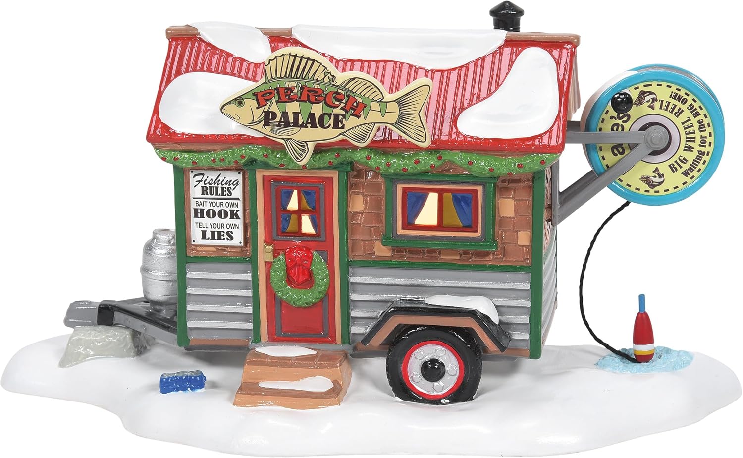 Department 56 Snow Village Perch Palace Light Building
