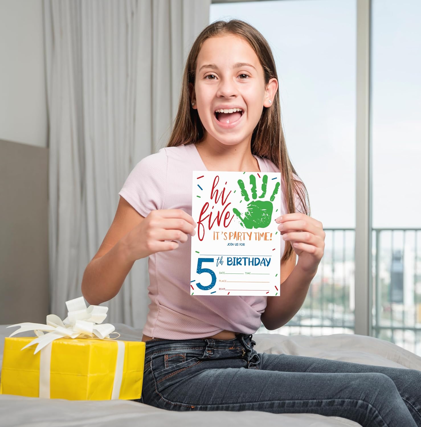 Hi Five Birthday Invitations For Kids - 06