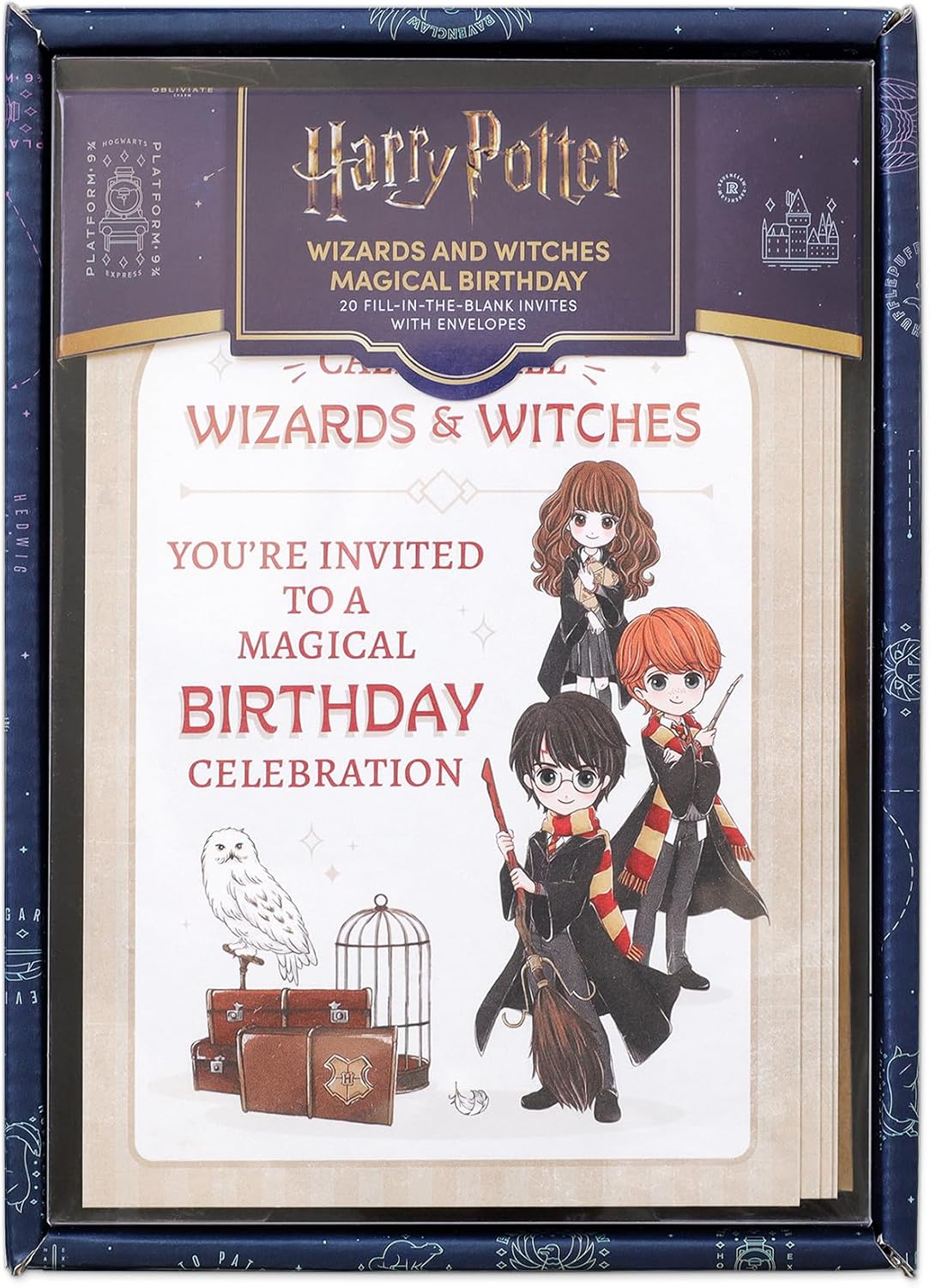 CONQUEST Harry Potter Magical Birthday Invite Envelope Set