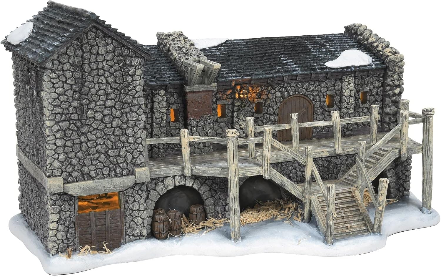 Department 56 Game of Thrones Nights Watch Castle Black Lighted Building