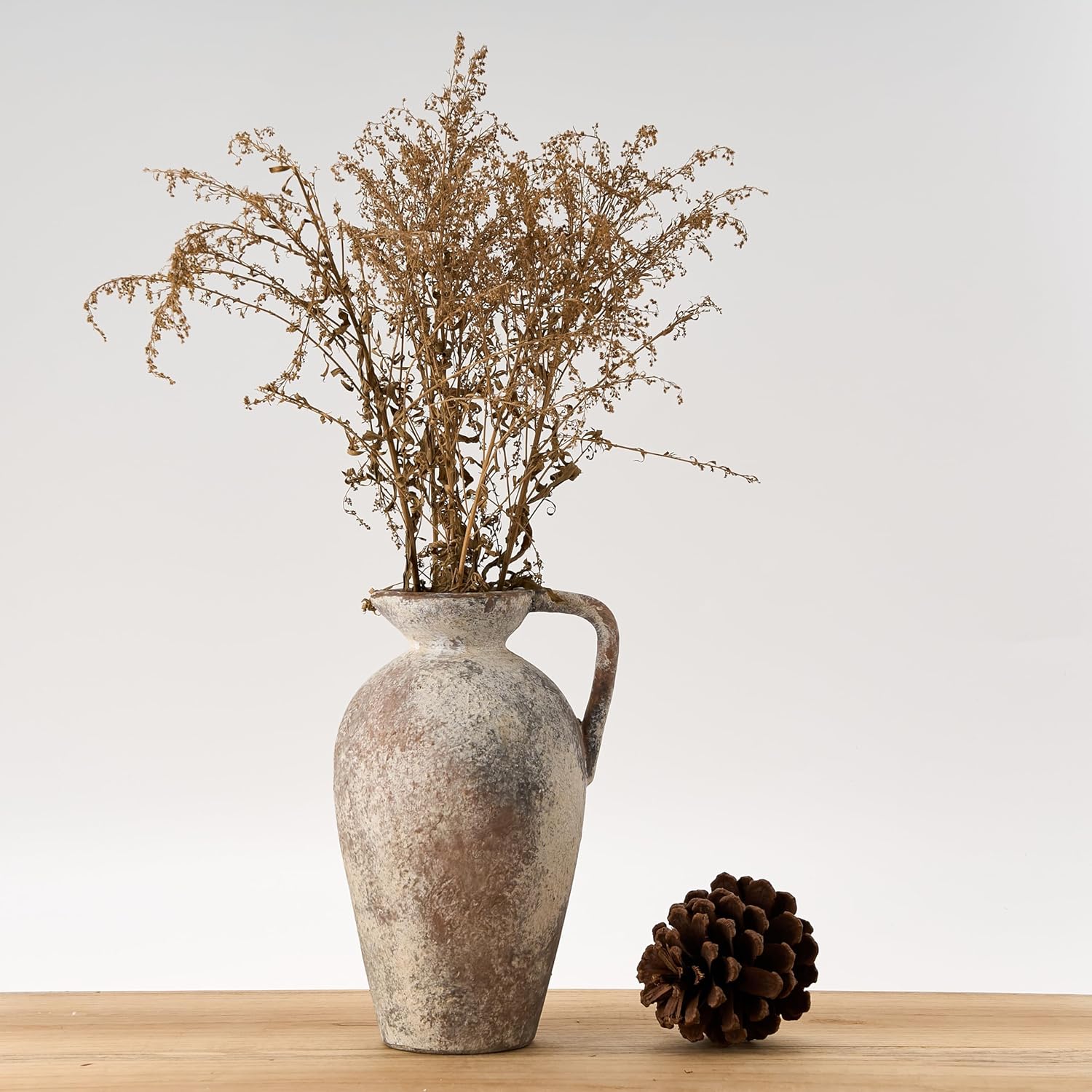LUKA Ceramic Rustic Farmhouse Vase 925 Inch