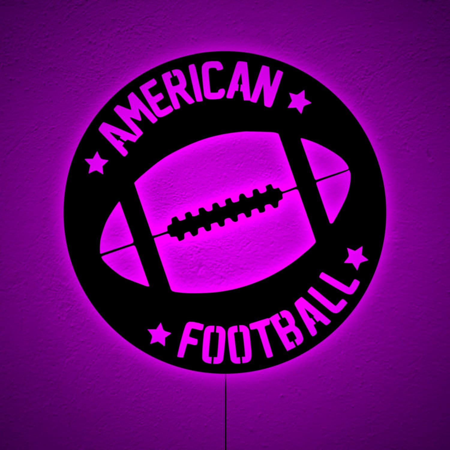 RGB Led Football Wall Art With 16 Colors