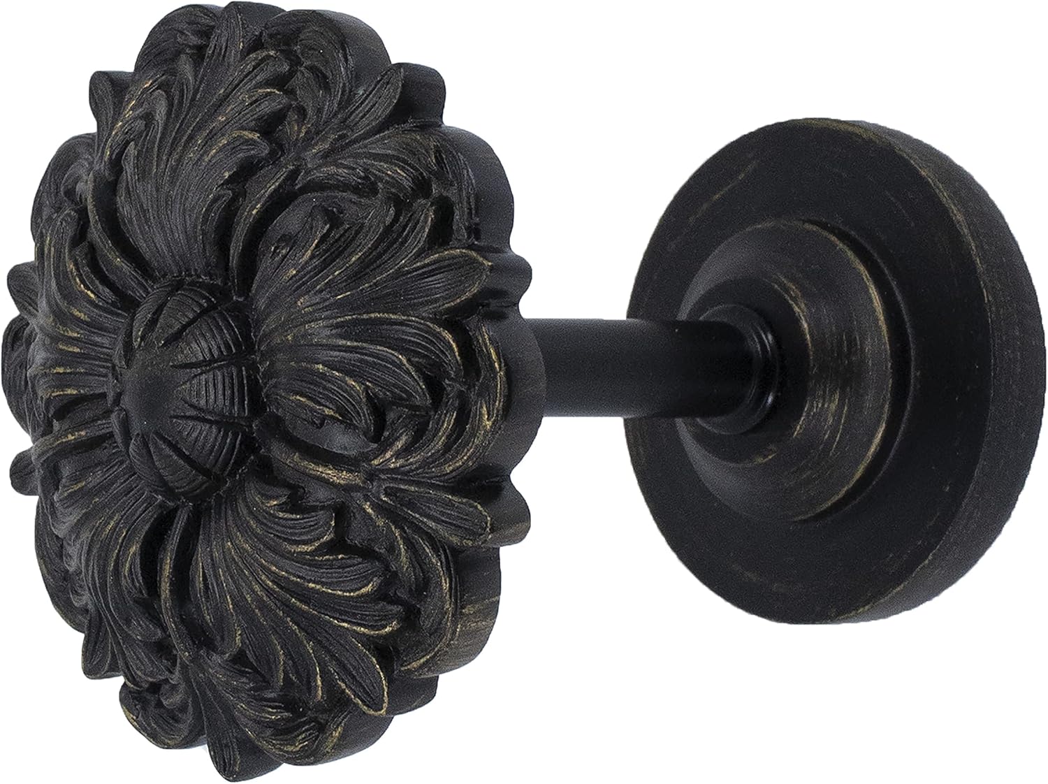 MERIVILLE Fleur Holdbacks Set of 2 Burnt Gold